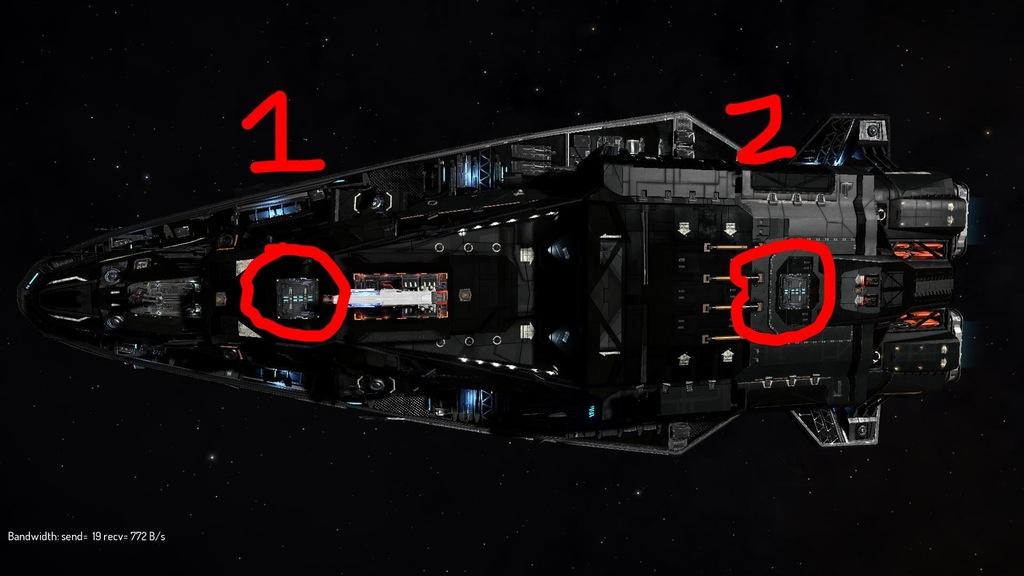 Anaconda Miners; Collector limpets will use front cargo hatch if your