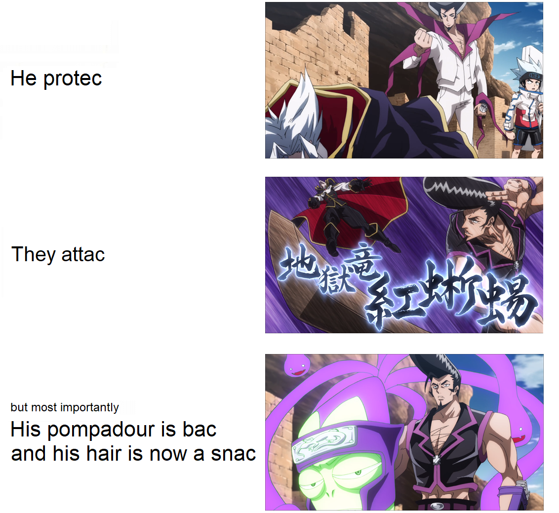 Ryu & Tokageroh meme r/ShamanKing