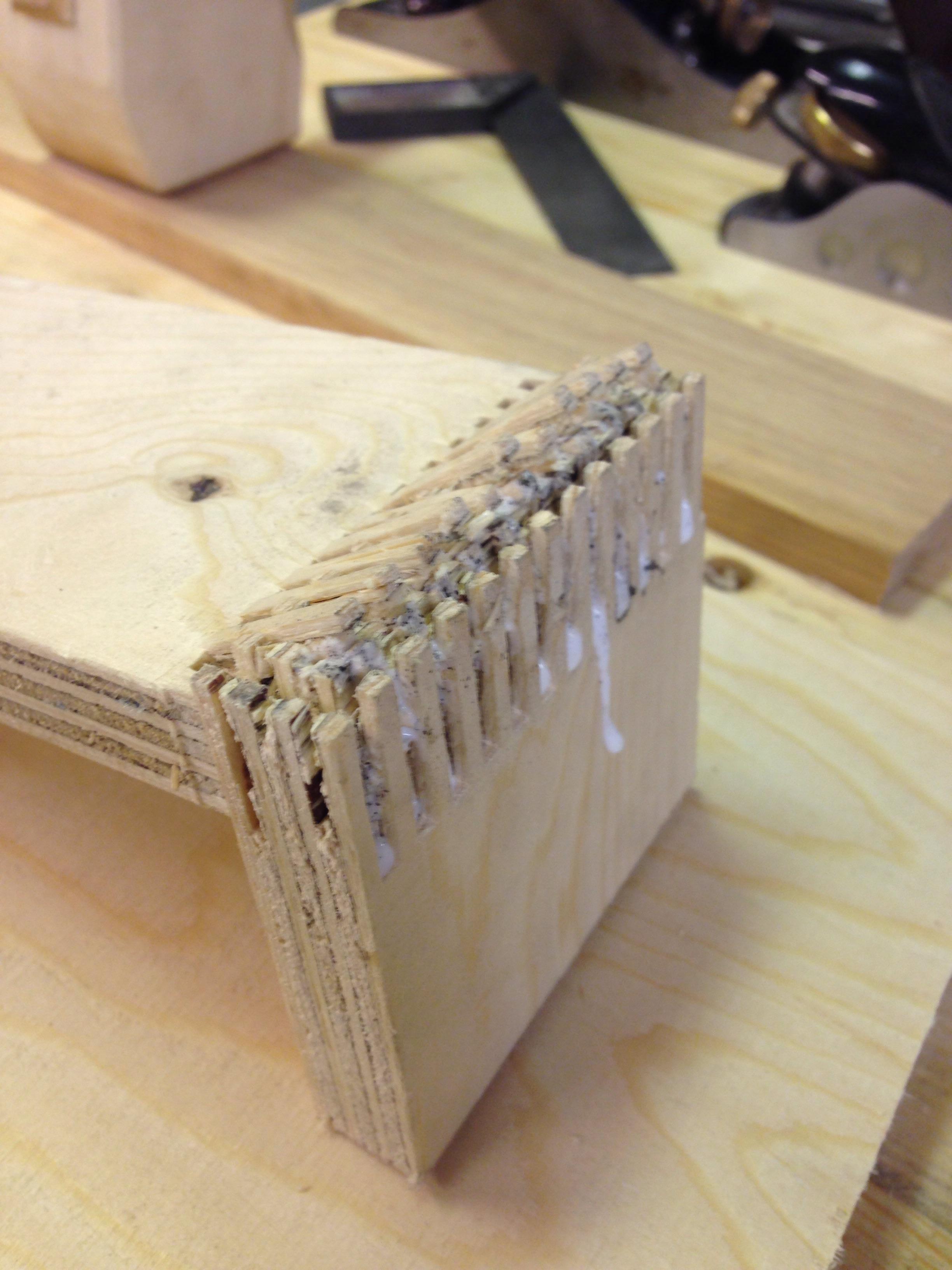 First box joint. Lots of lessons learned... woodworking