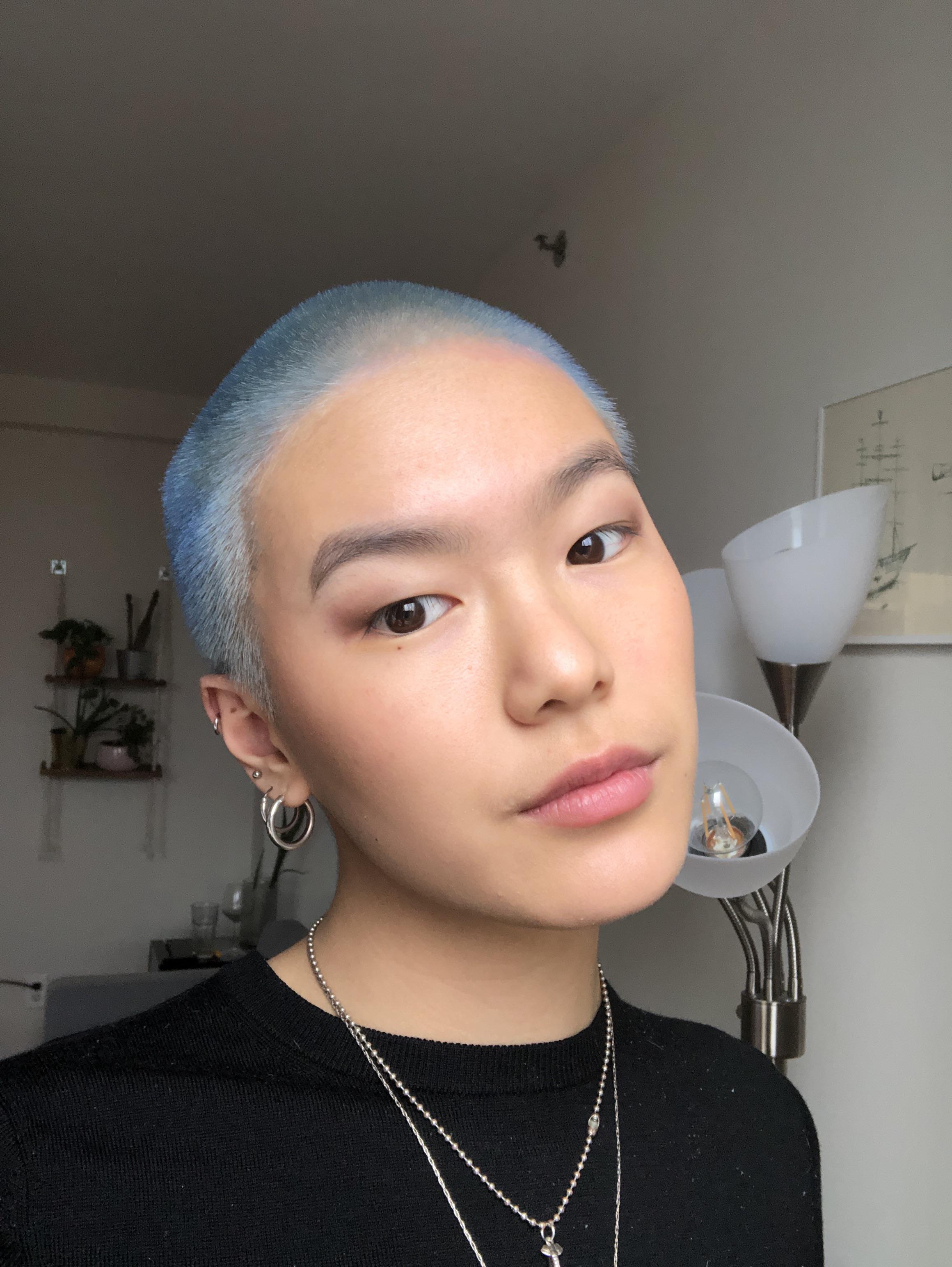 Totally not the icy pastel blue I wanted but 🥸🥸 using powder blue from