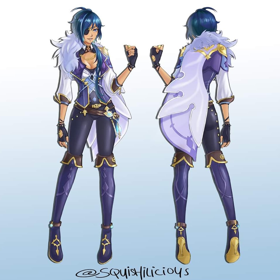 Genderbend Kaeya r/Genshin_Impact