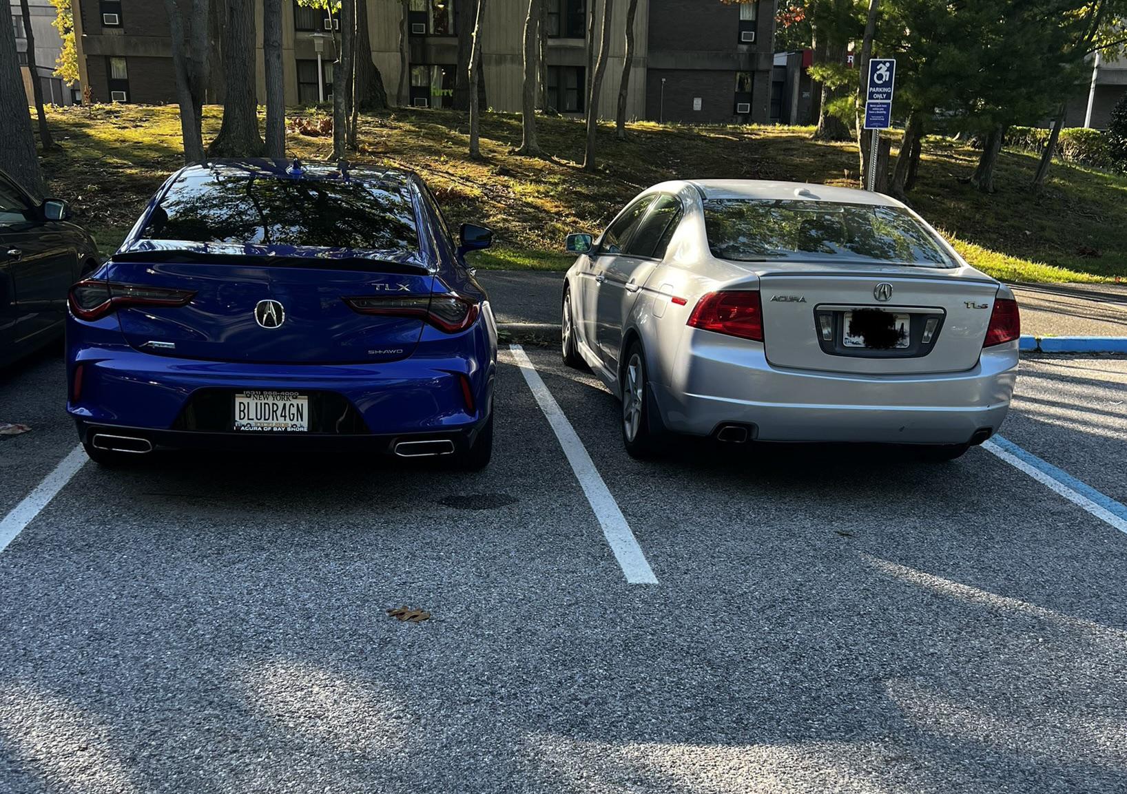 I always like to park next to other Acuras when I get the chance