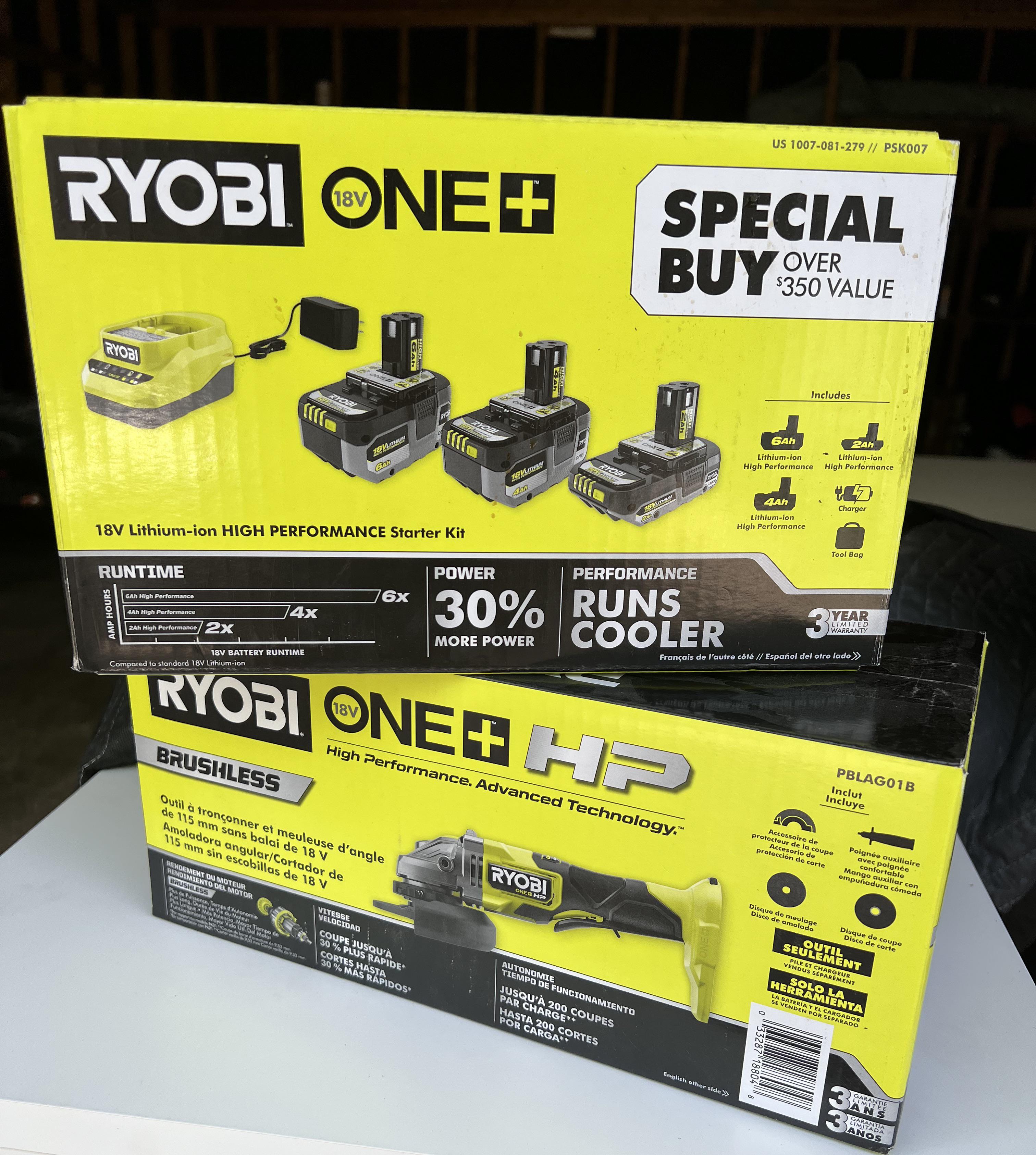 Never had an angle grinder till today! Ryobi Days. r/ryobi