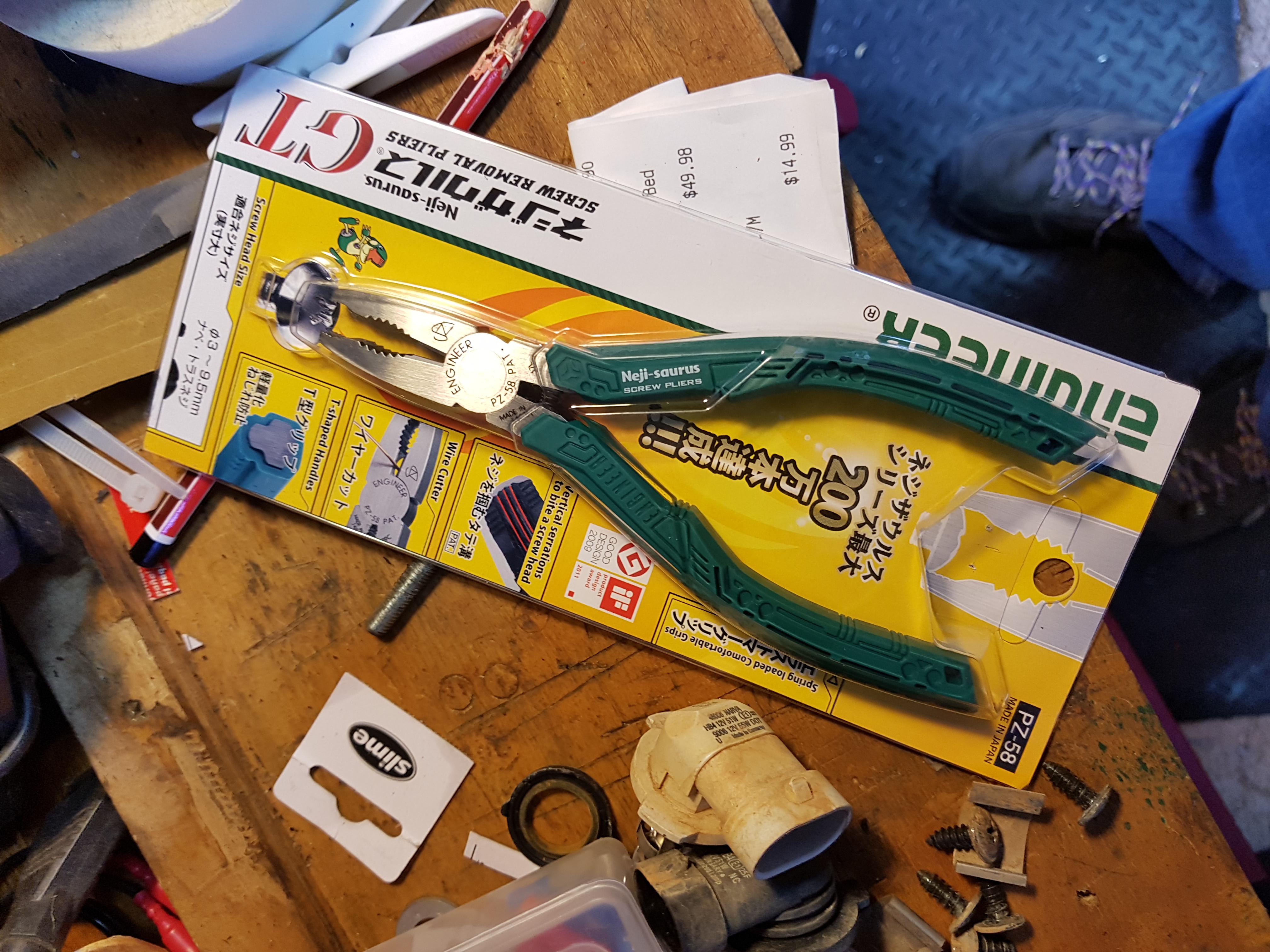 NTD Japanese Engineer screw pliers r/Tools