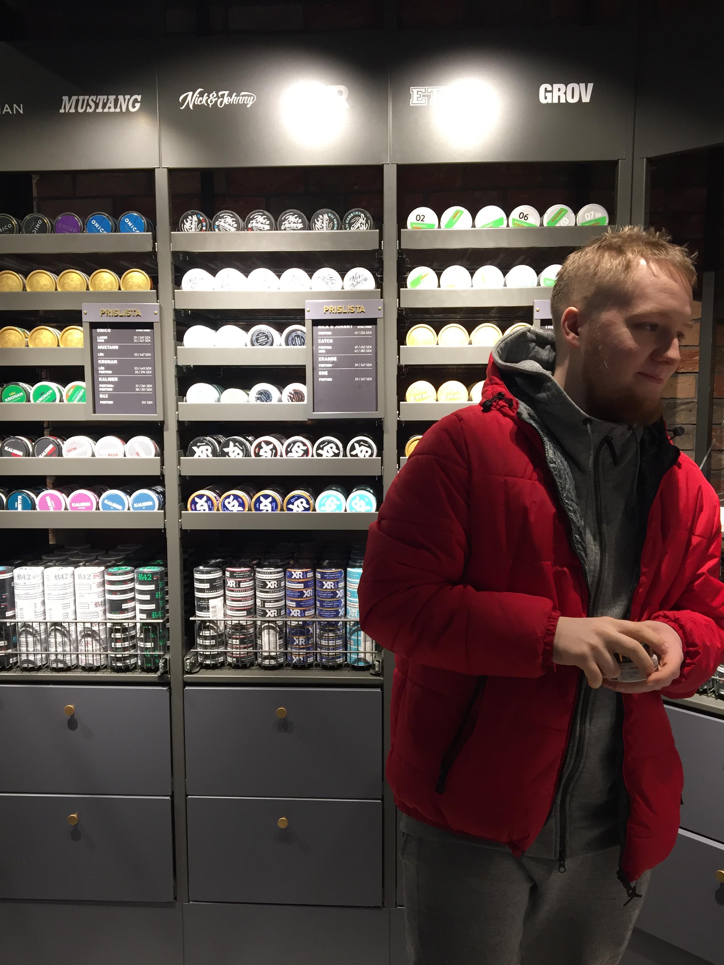 True happiness of finally visiting Swedish Match store in Stockholm r
