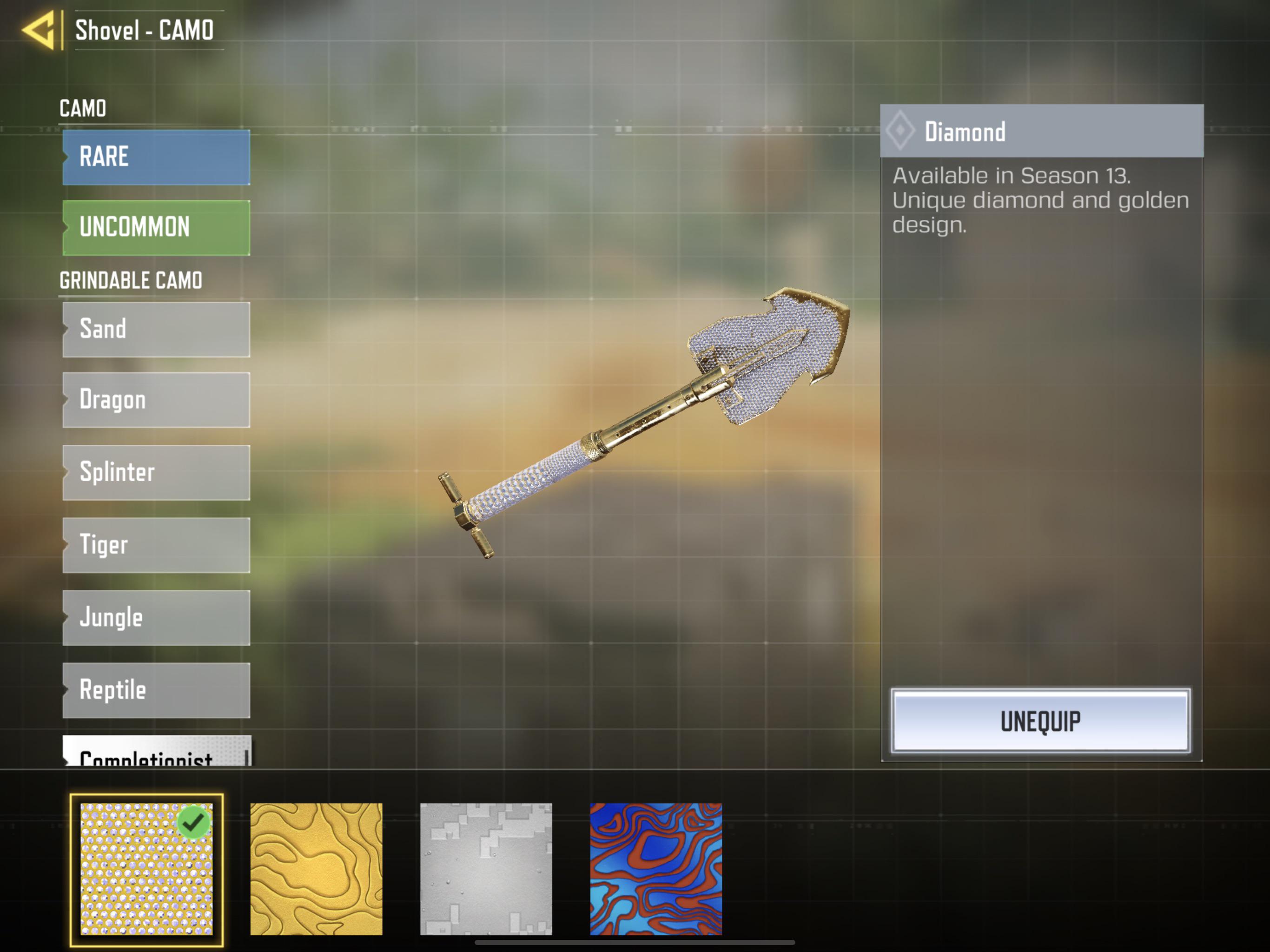 Diamond Camo 60 complete r/CODMobile_Loadouts