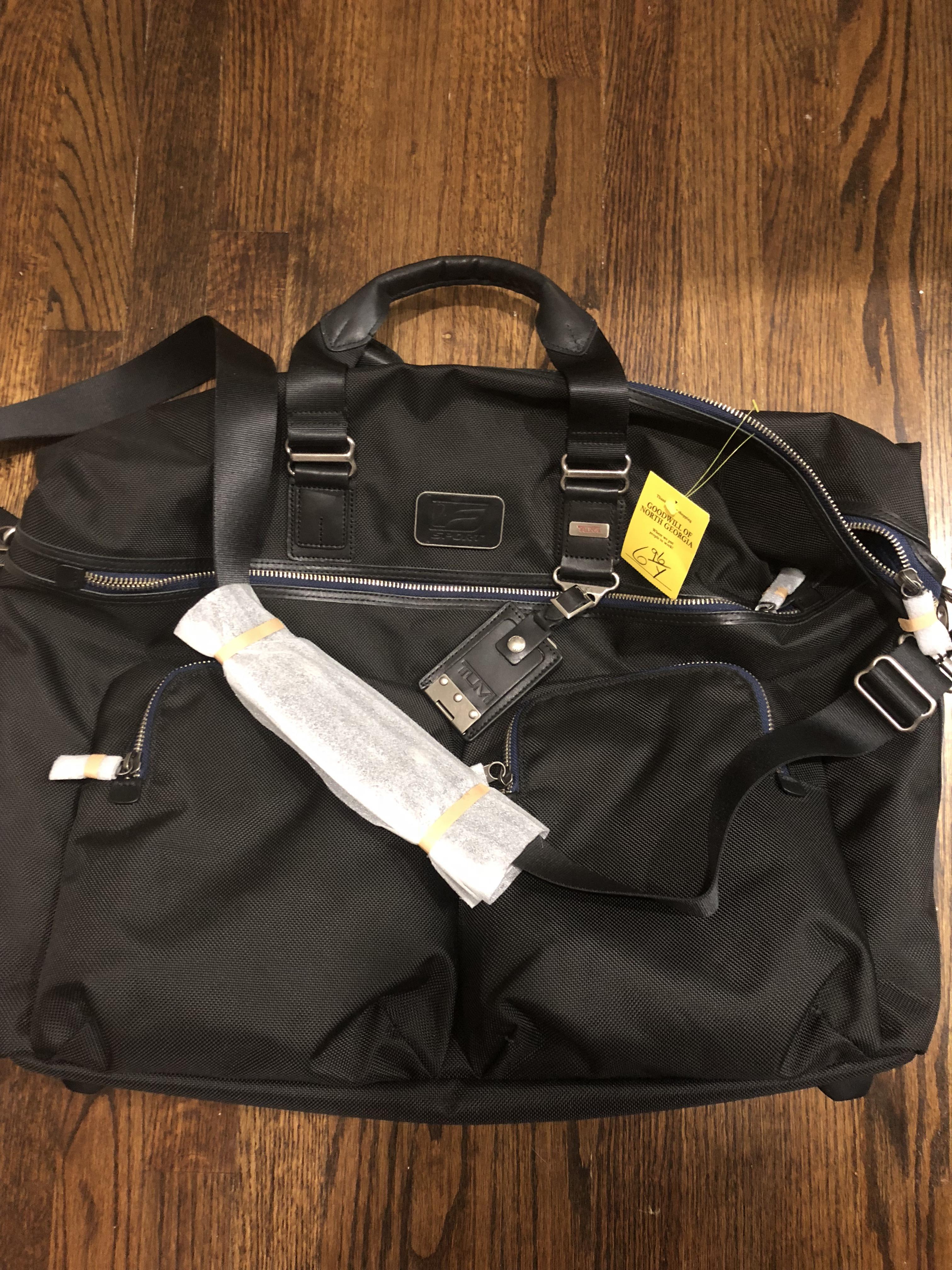 Brand new TUMI duffle 6.96 r/ThriftStoreHauls