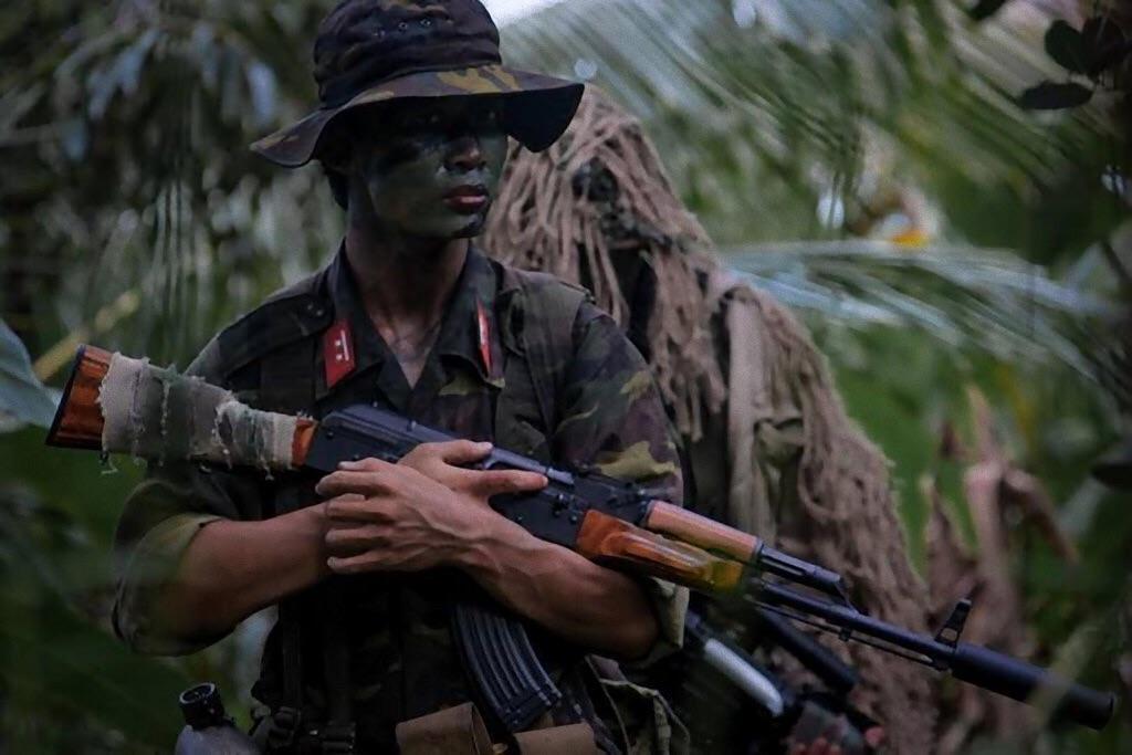Vietnamese Special Force with AKM and suppressor r/MilitaryFans