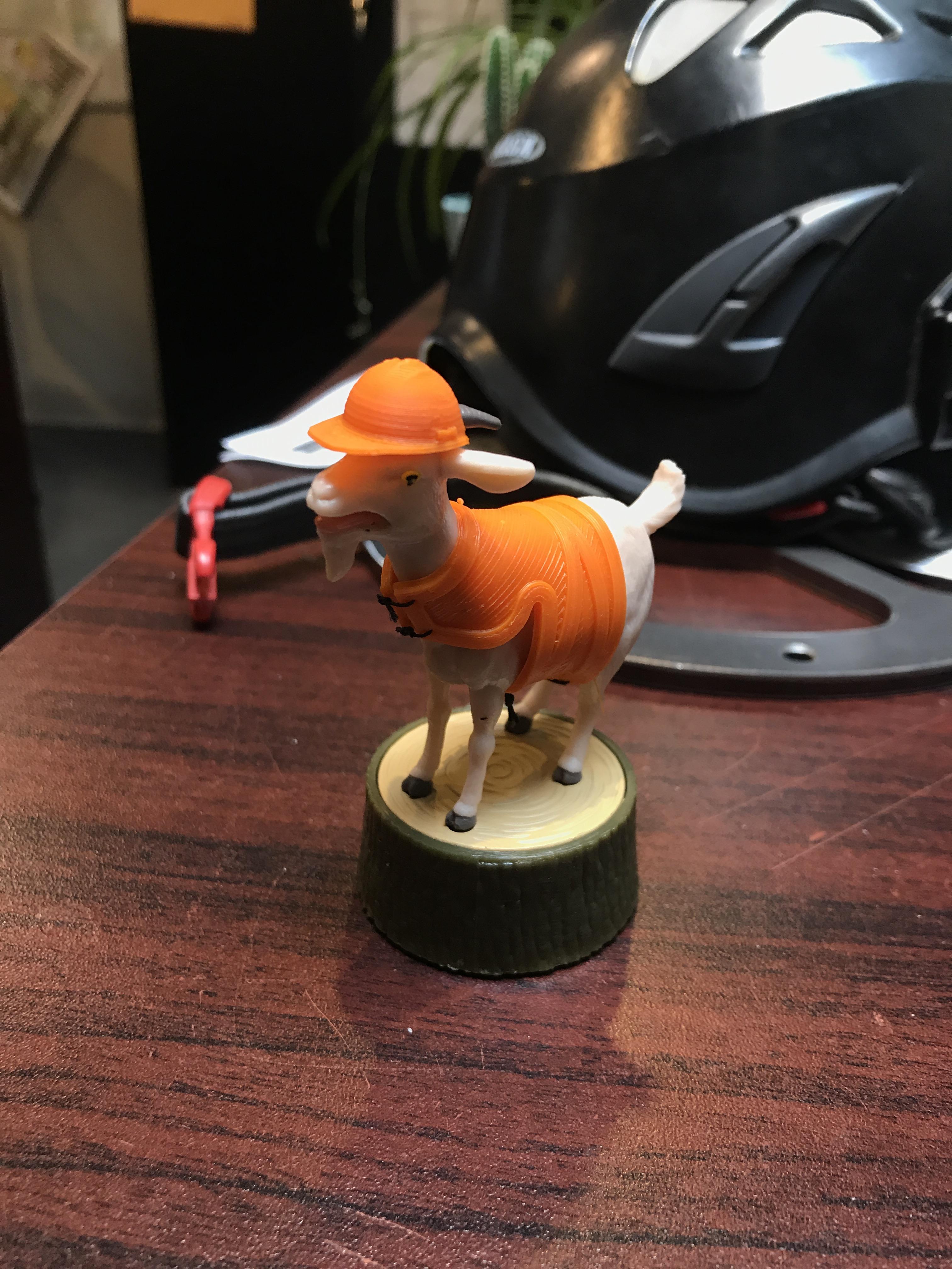 I thought Prudence could use some safety accessories. r/ave