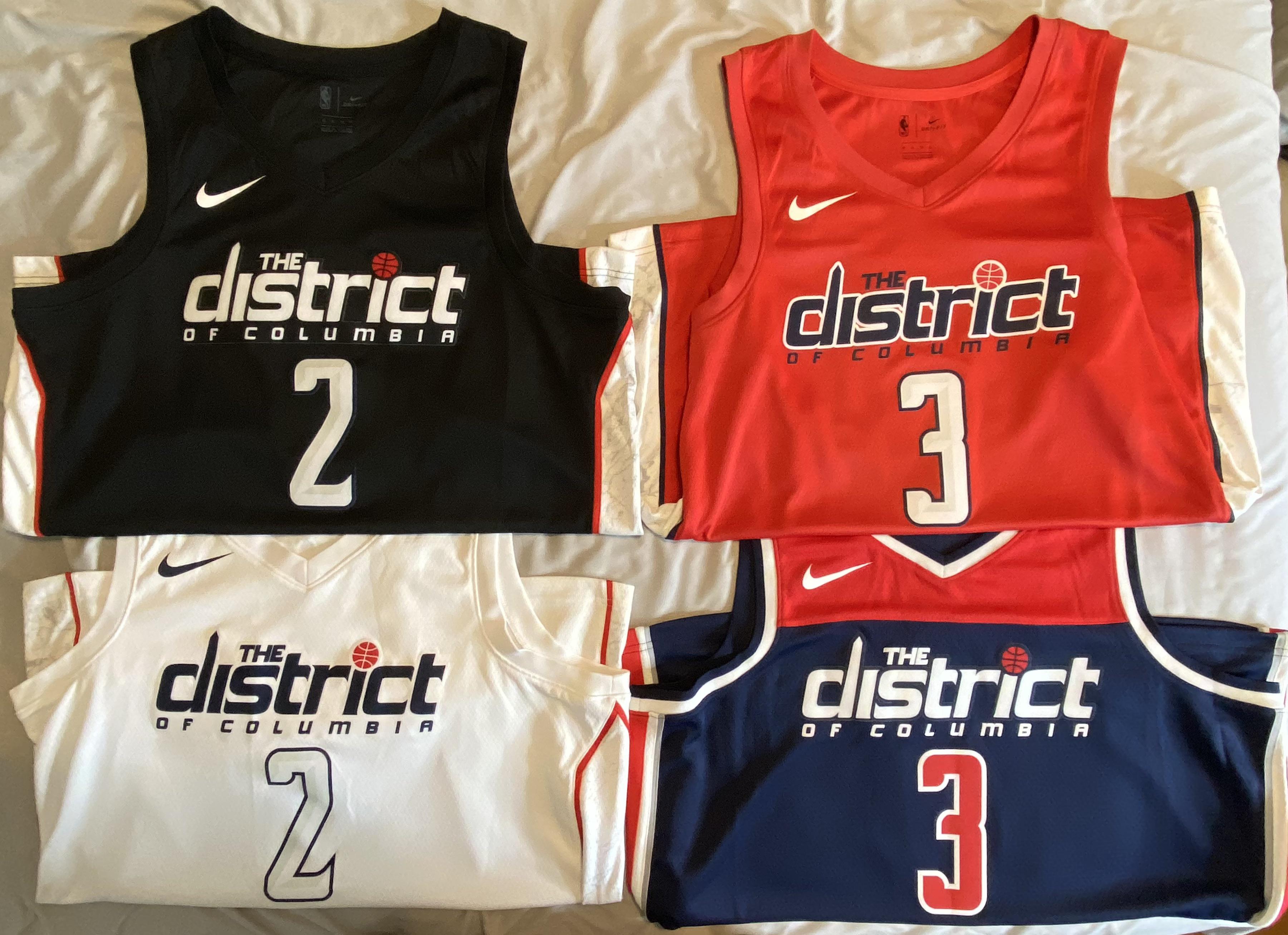 Finally got the last jersey for my “The District of Columbia” Wizards