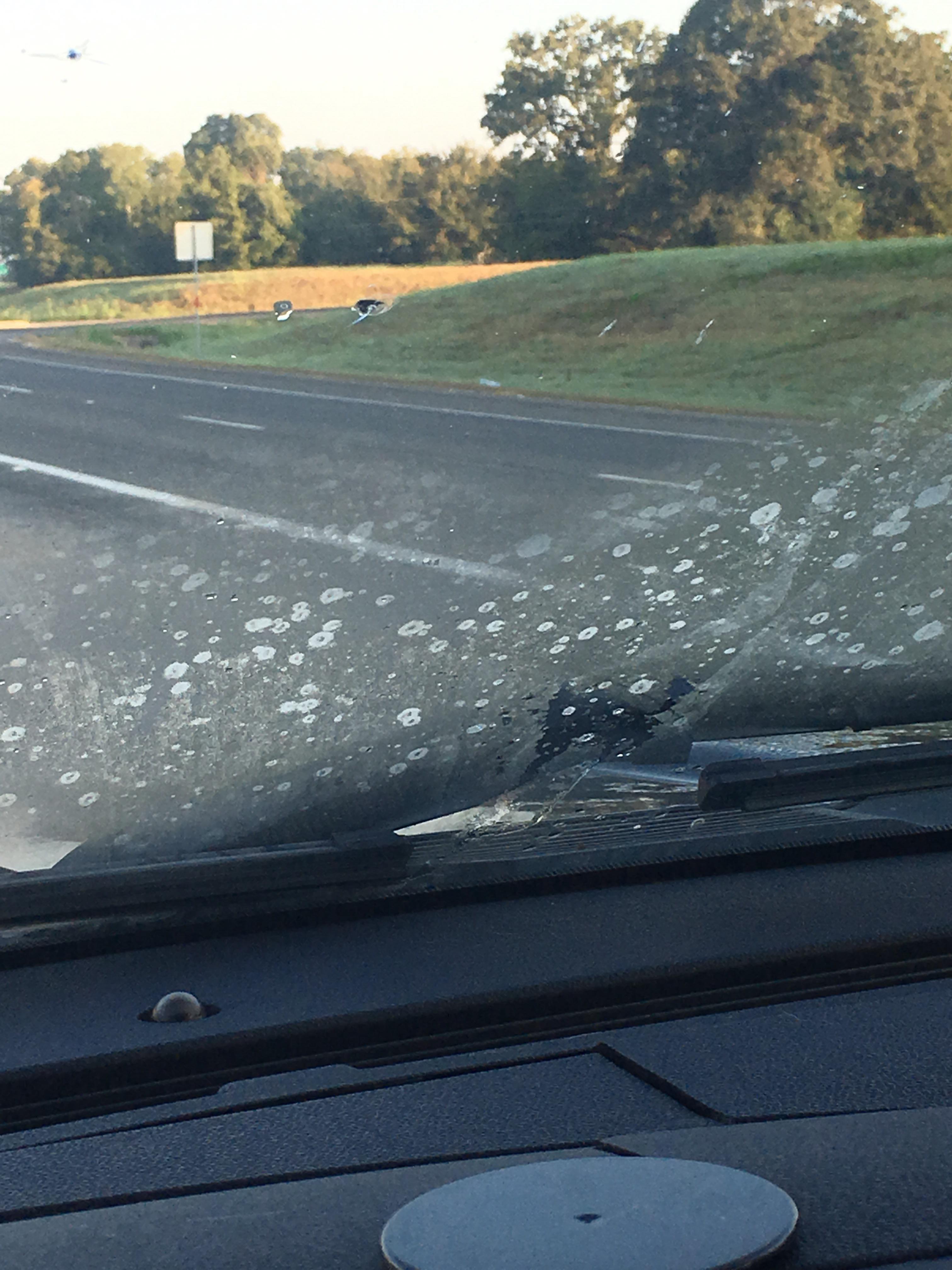(Request) How to get rid of these spots on the windshield of my car