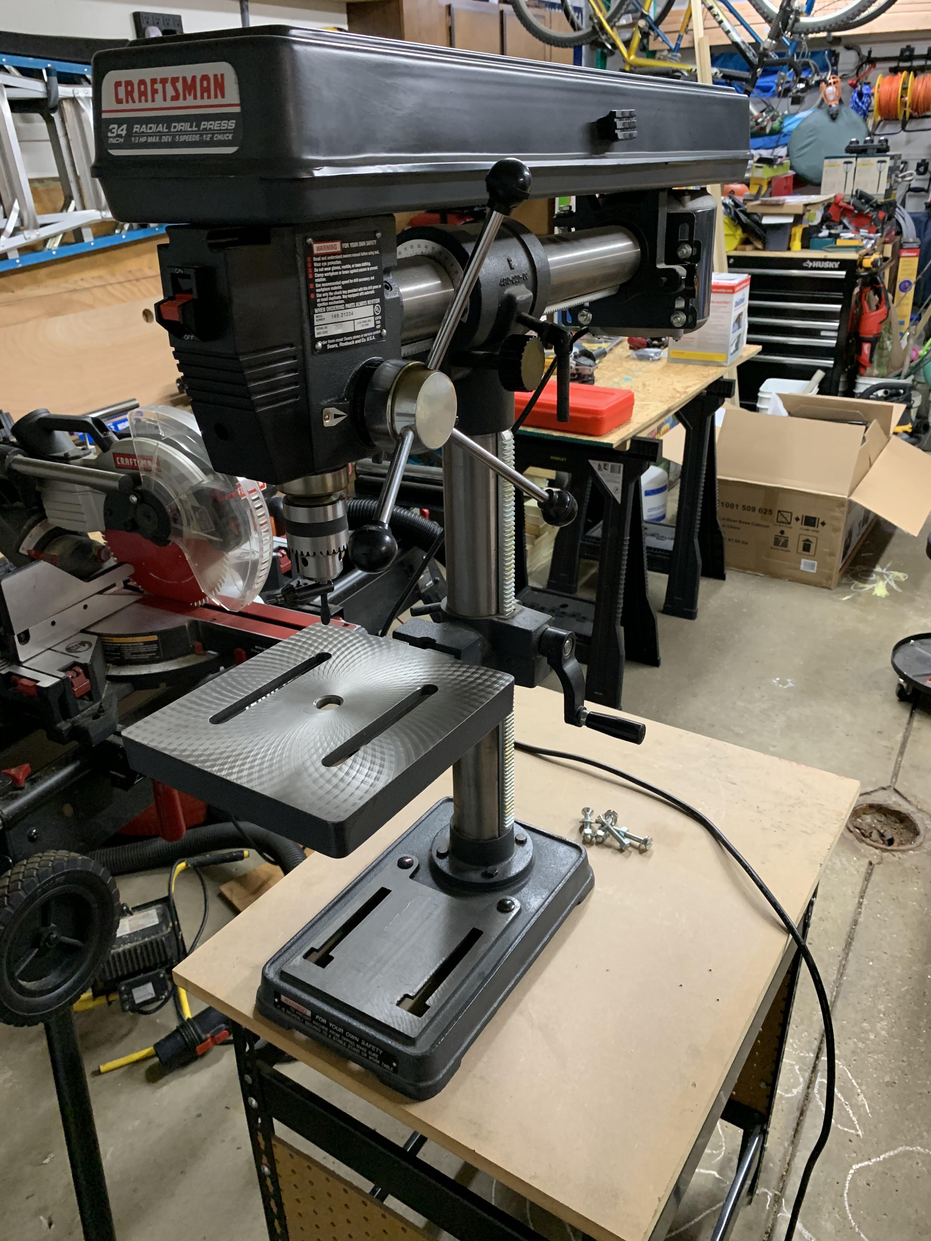 NTD 34” Radial Benchtop Drill Press r/Tools