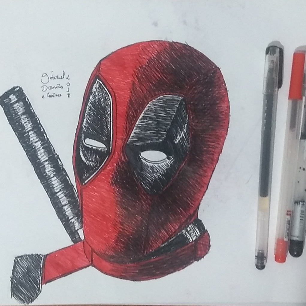 My draw of deadpool, what do you guy think? (Insta mister_donato) Marvel