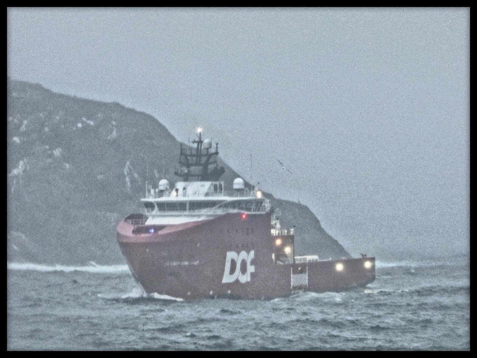 Oil rig supply ship Skandi Vinland entering St.John's, NL r/Ships