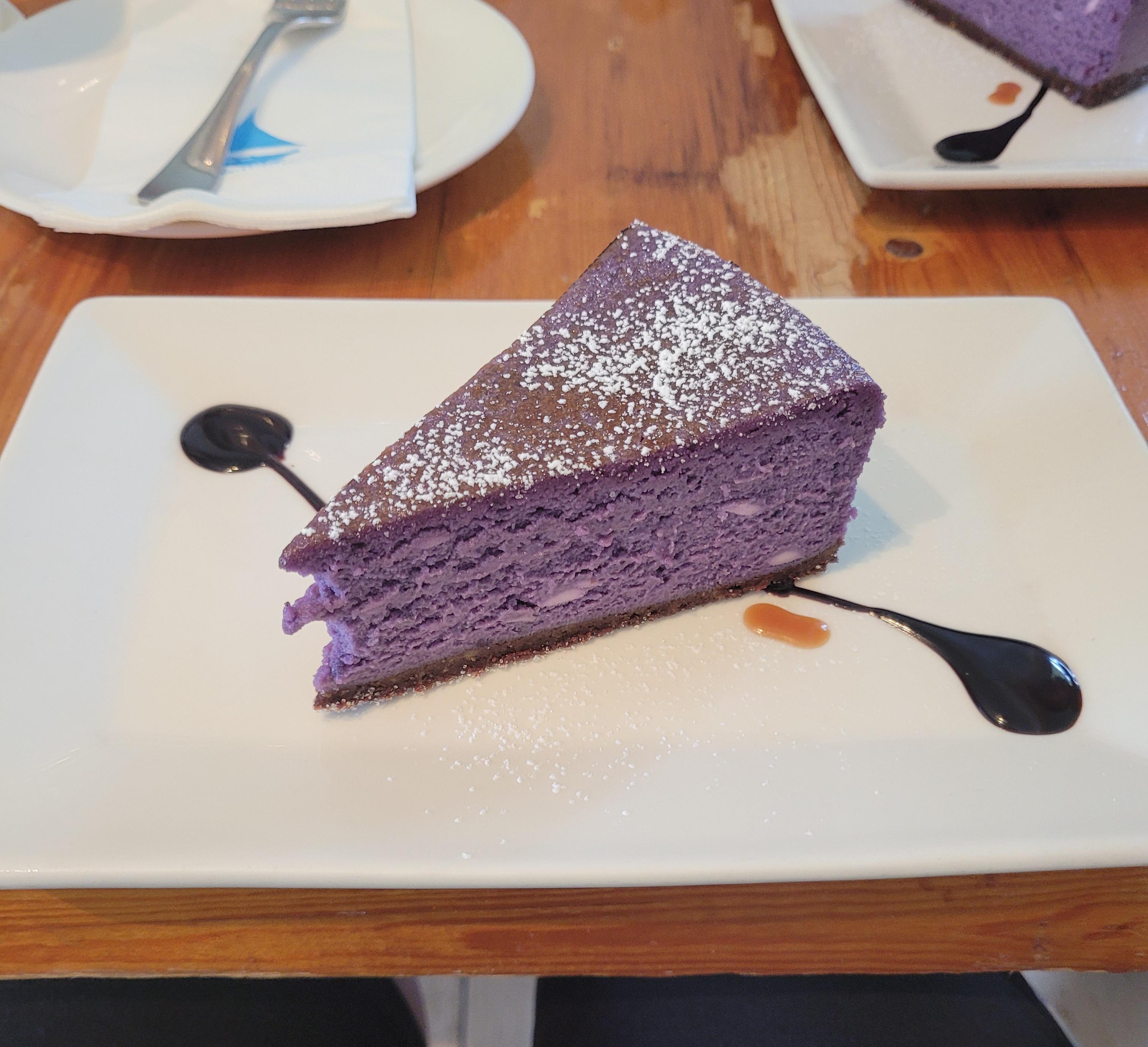 [I Ate] Taro Cheesecake r/food