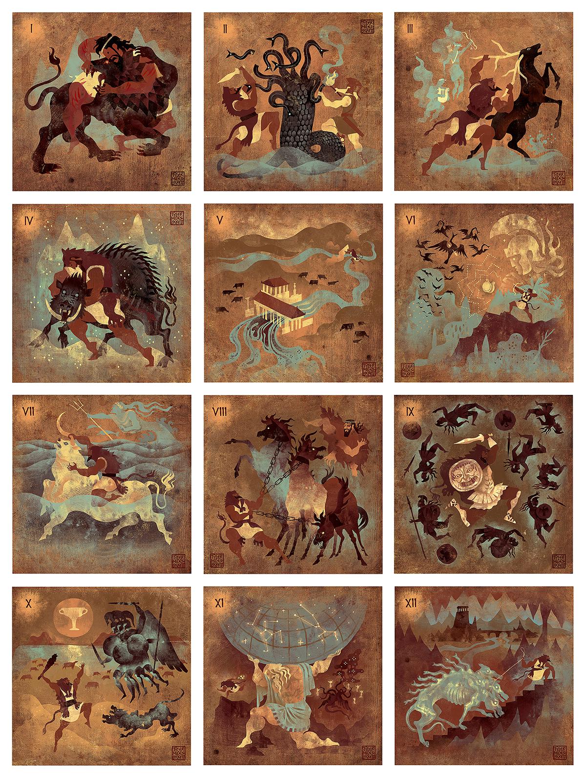 I completed my "Heracles 12 labors!" Thank you r/Imaginarymonsters