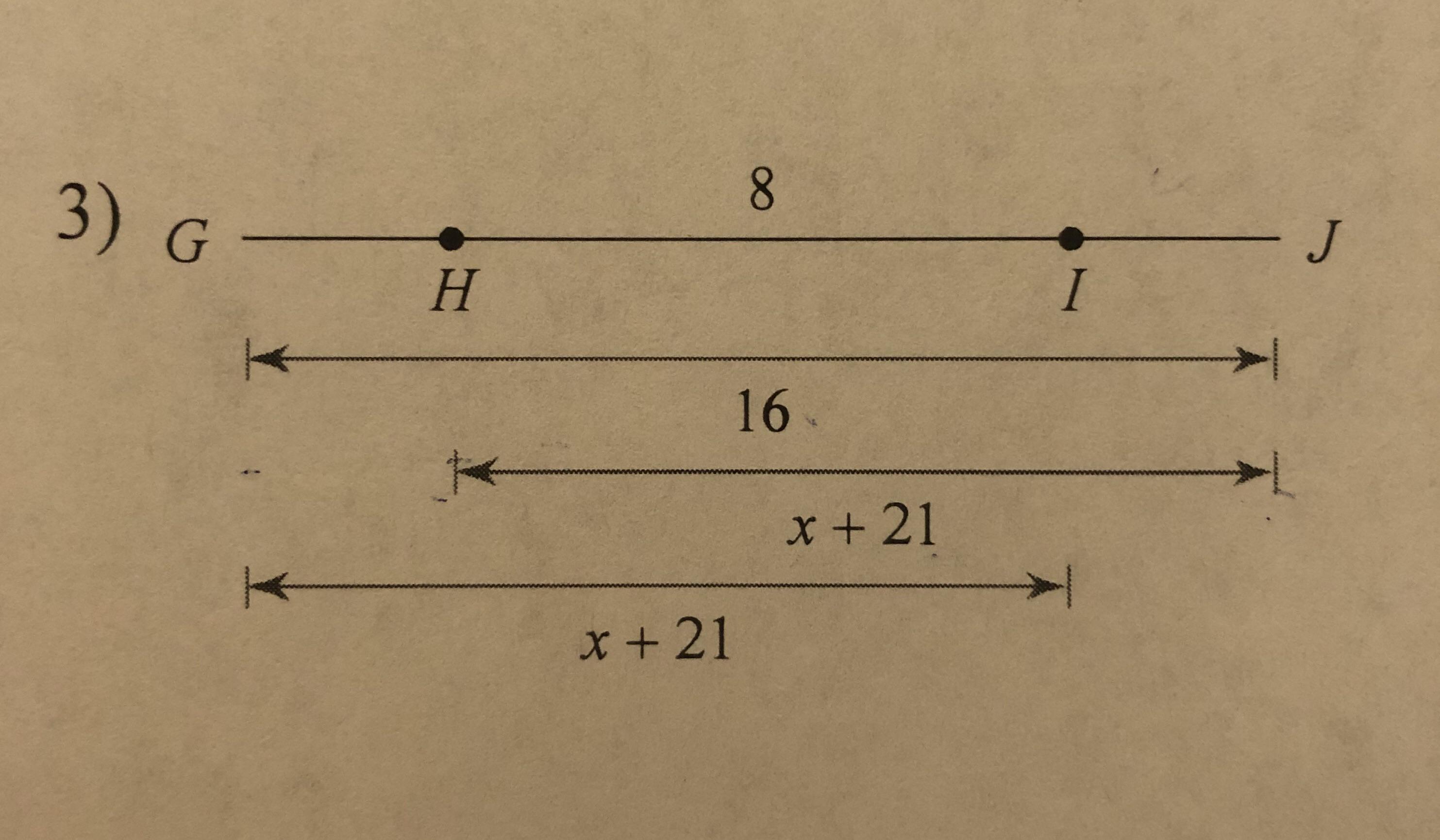 [Grade 9 Geometry : Segment Addition Postulates] Solve for x. I keep