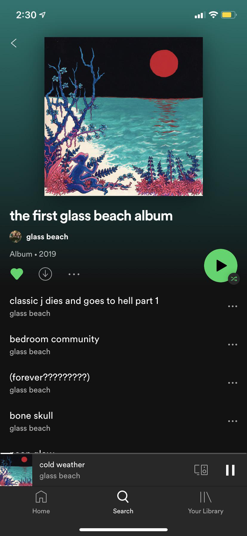 for those who have never heard of them, glass beach is a really great independent band and 3/4