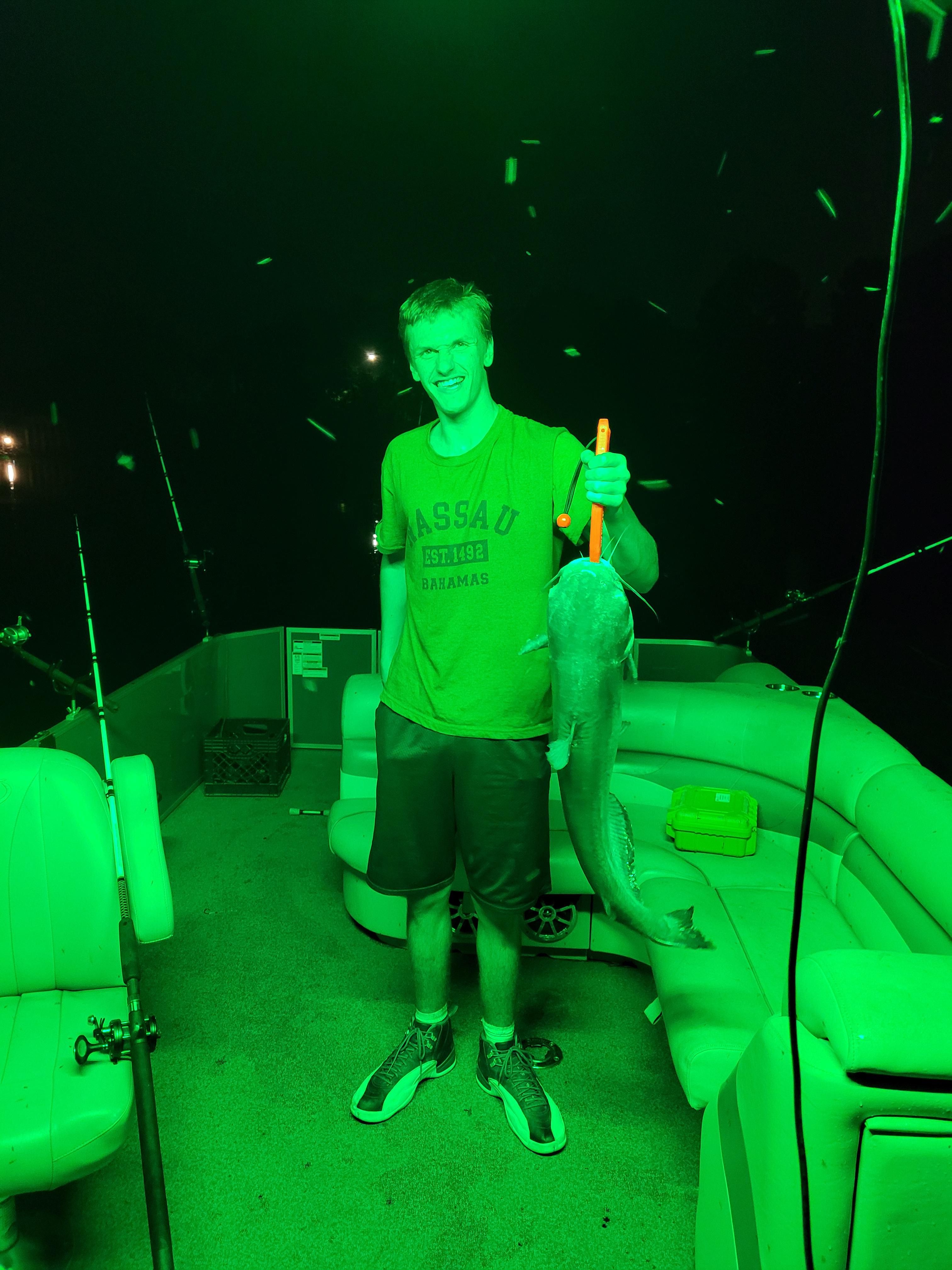 Nice Blue catfish we caught on lake Wylie. r/NorthCarolina