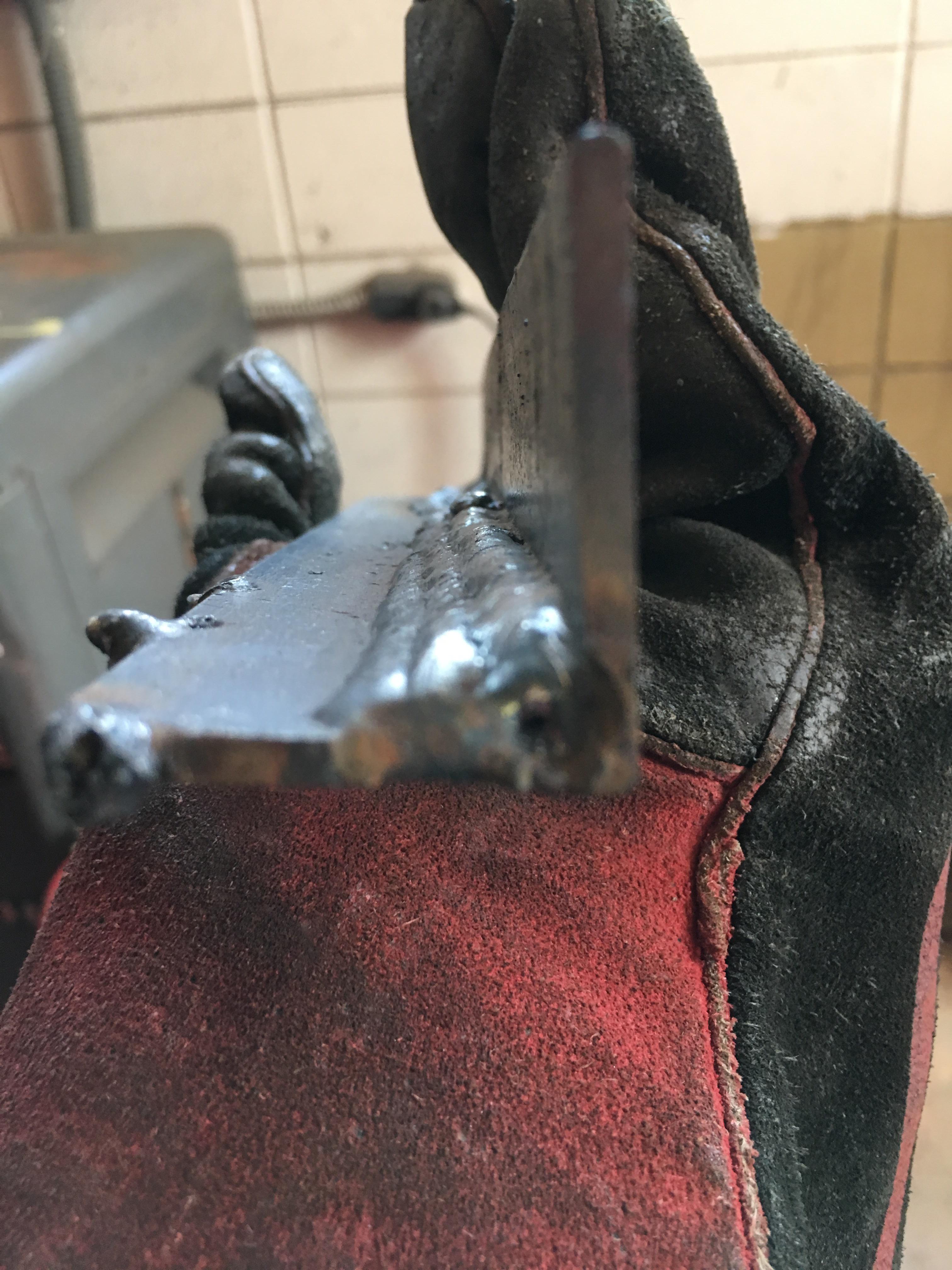 Another view at my 7018 AC fillet weld r/Welding