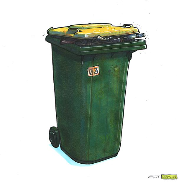 Christchurch Recycling Bin r/newzealand