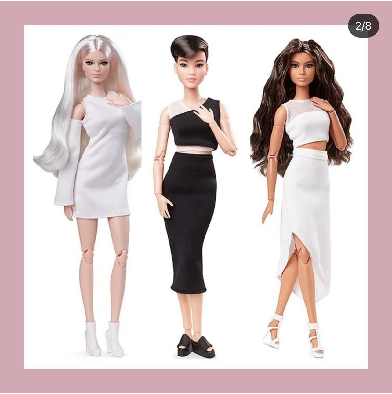 And here are the other three. I think I need all six dolls in this