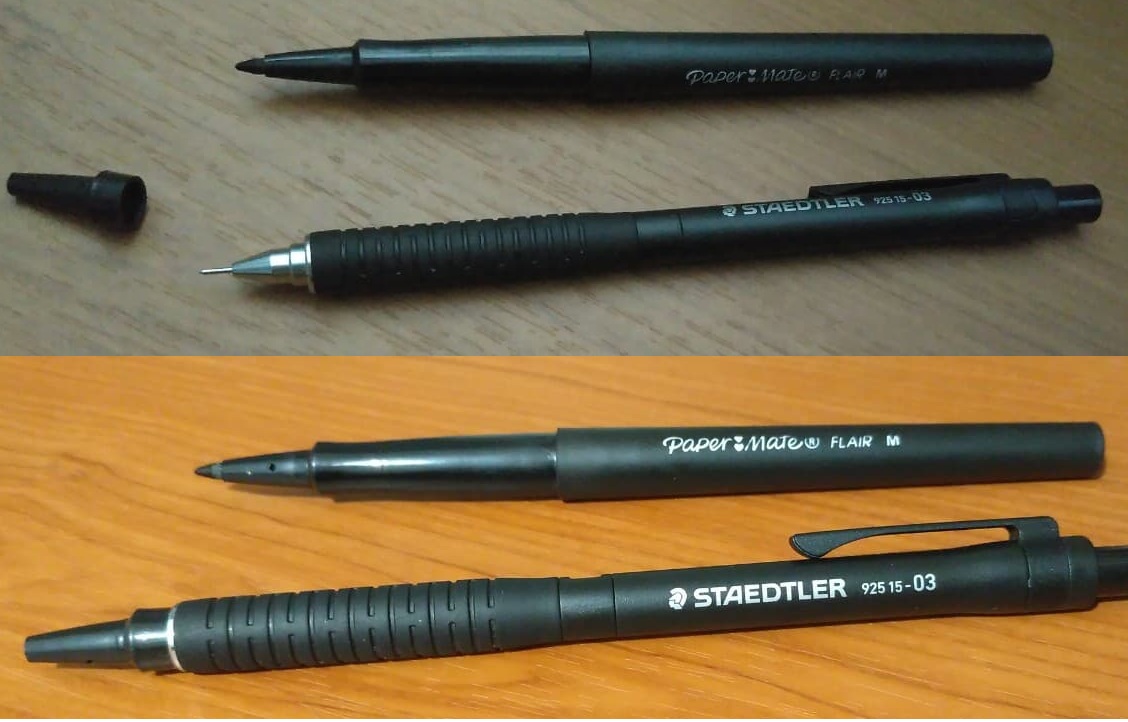 My staedtler 925 1503 cap from a Paper Mate pen. r/mechanicalpencils