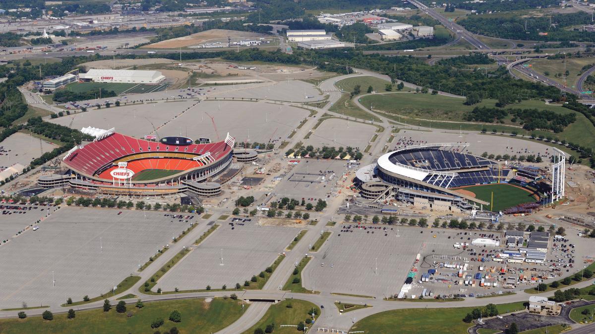 On the topic of large sporting complex parking lots Kansas City’s