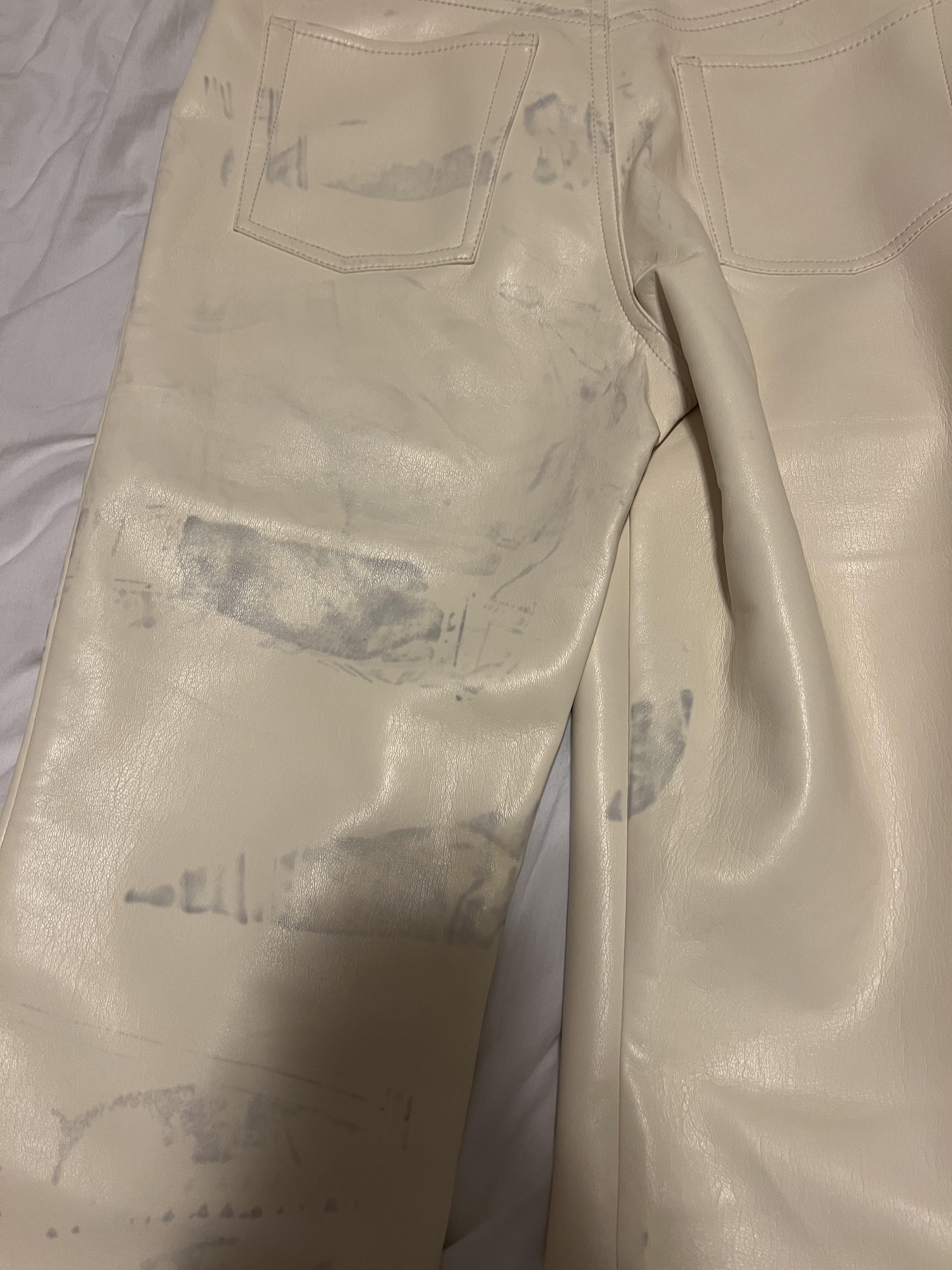 How to get stain out of vegan leather pants? r/CleaningTips