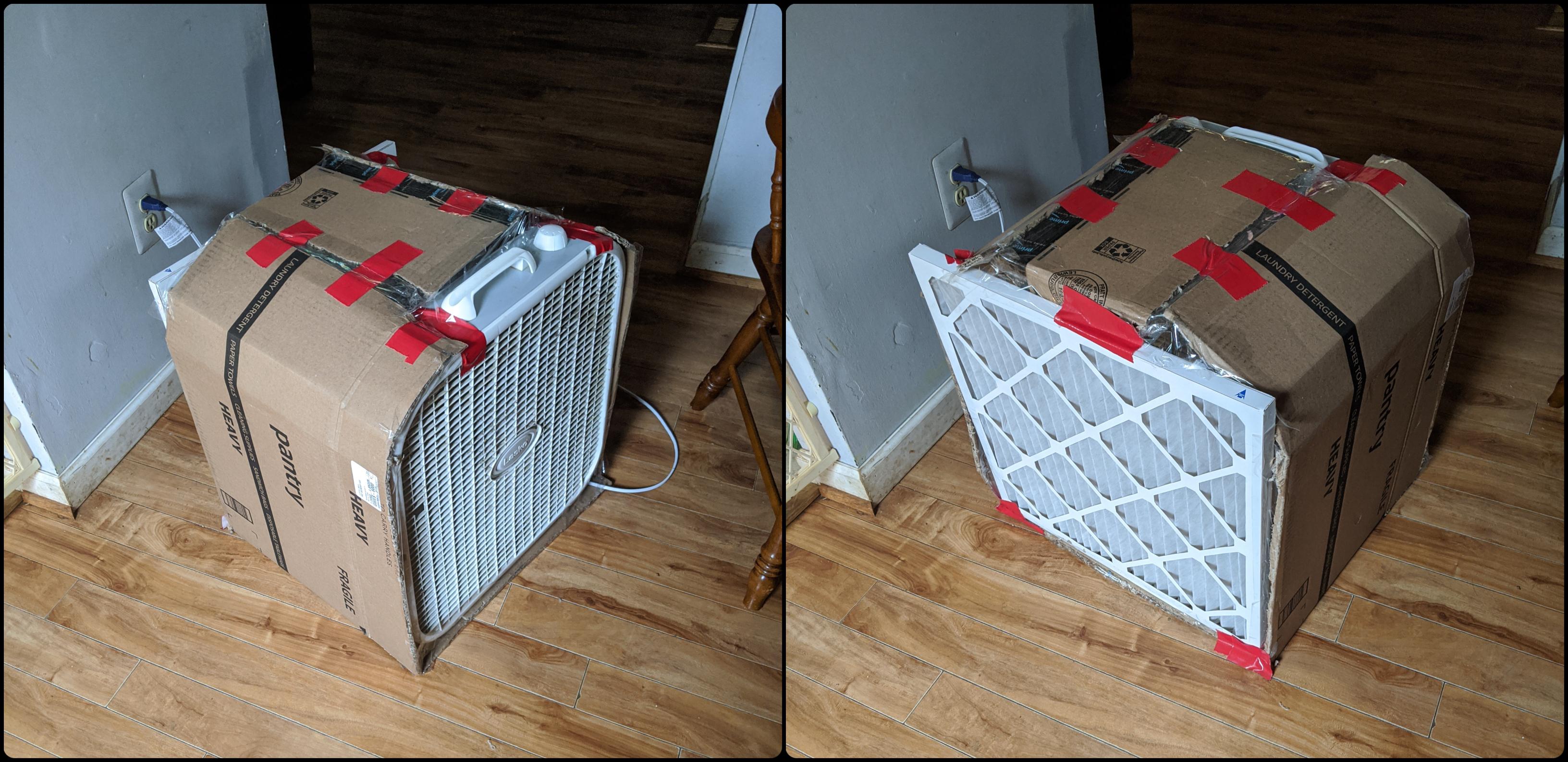 DIY Air Filter for vaping inside. It works! Vaping