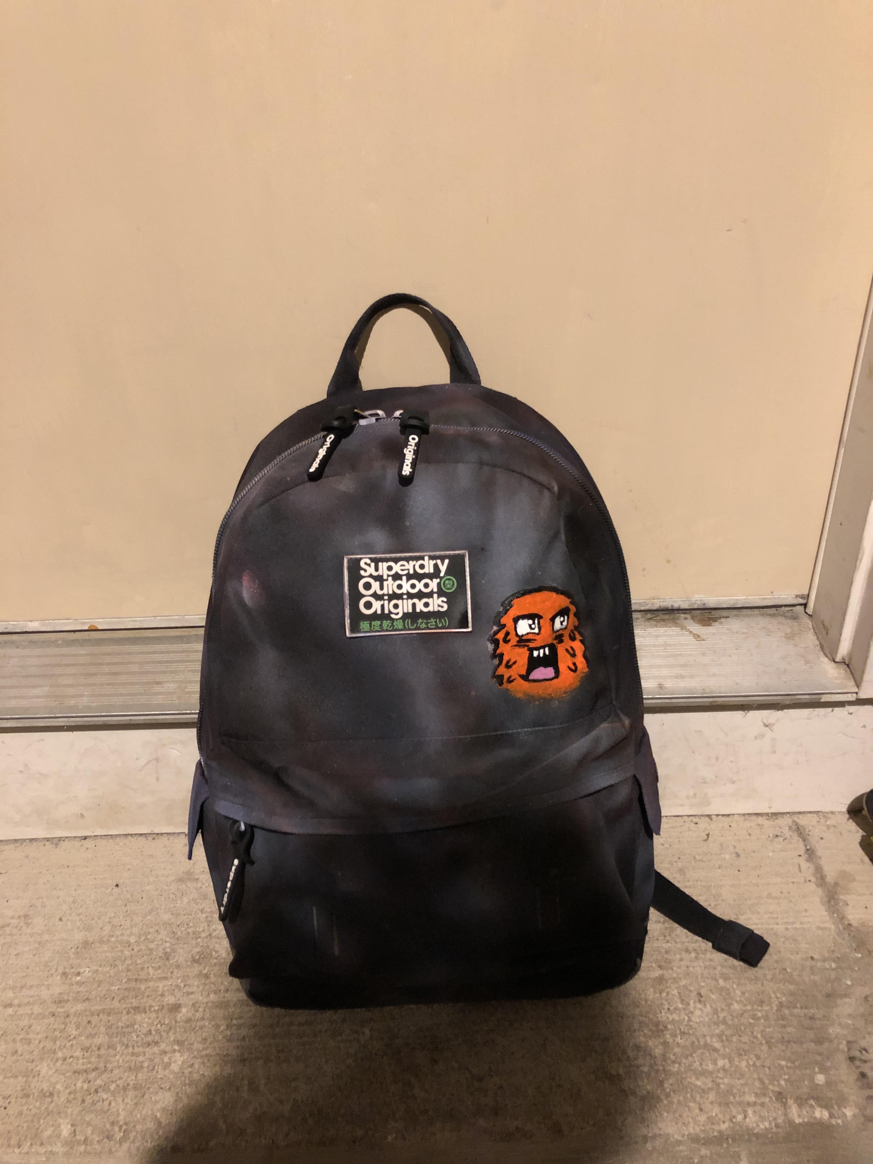 Backpack, Me, Spraypaint, 2020 r/Art
