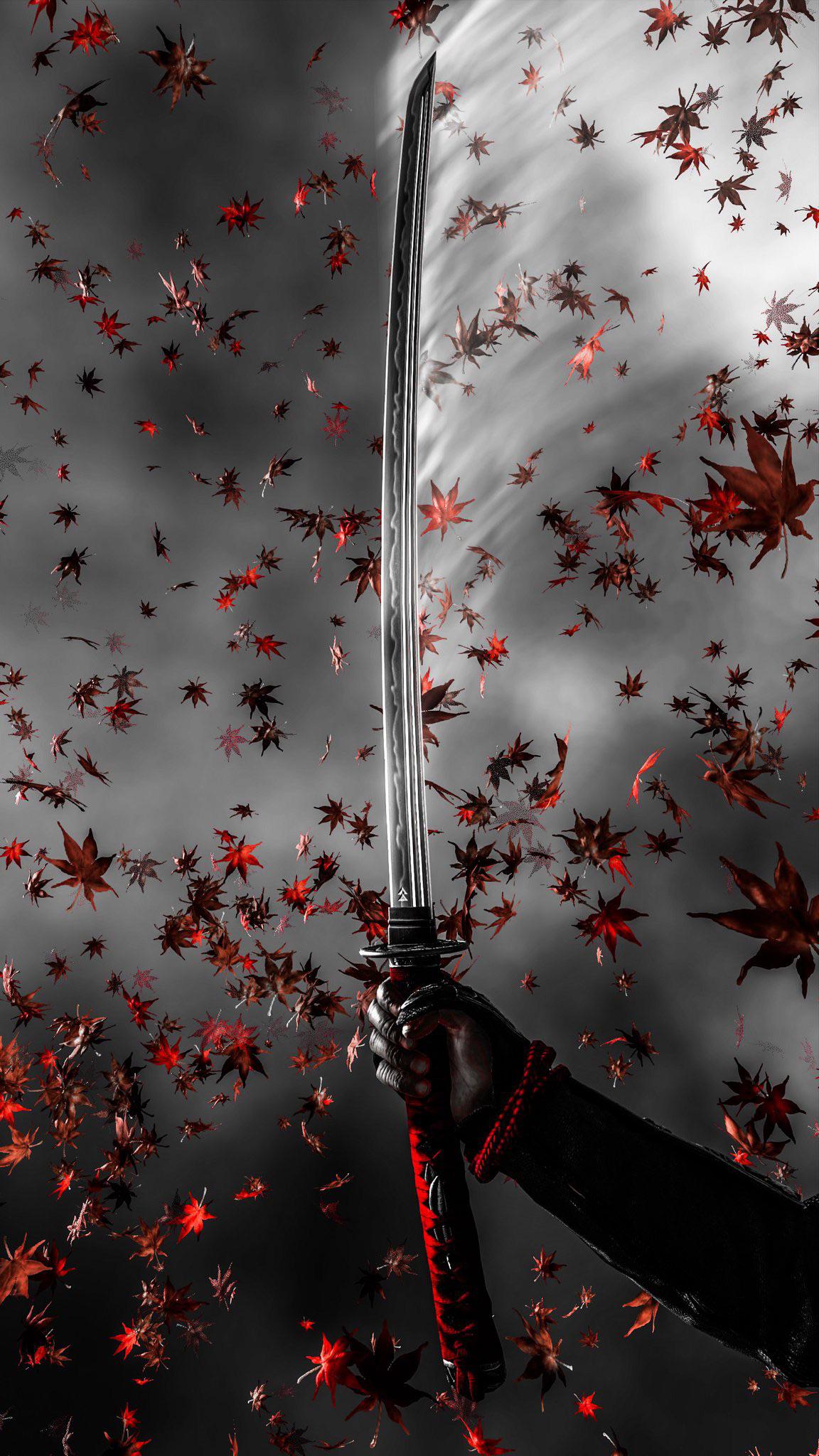 Red Katana Wallpaper