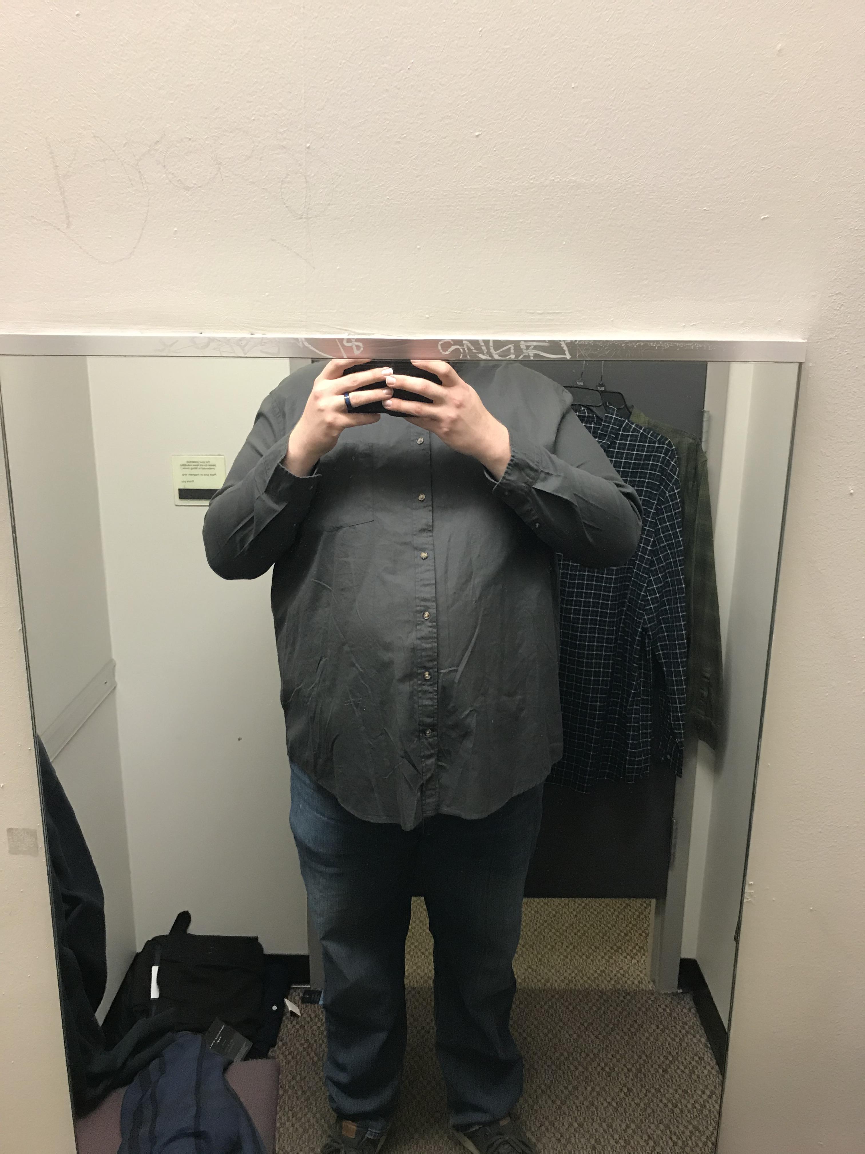Gotta love those changing room mirrors!! r/tall
