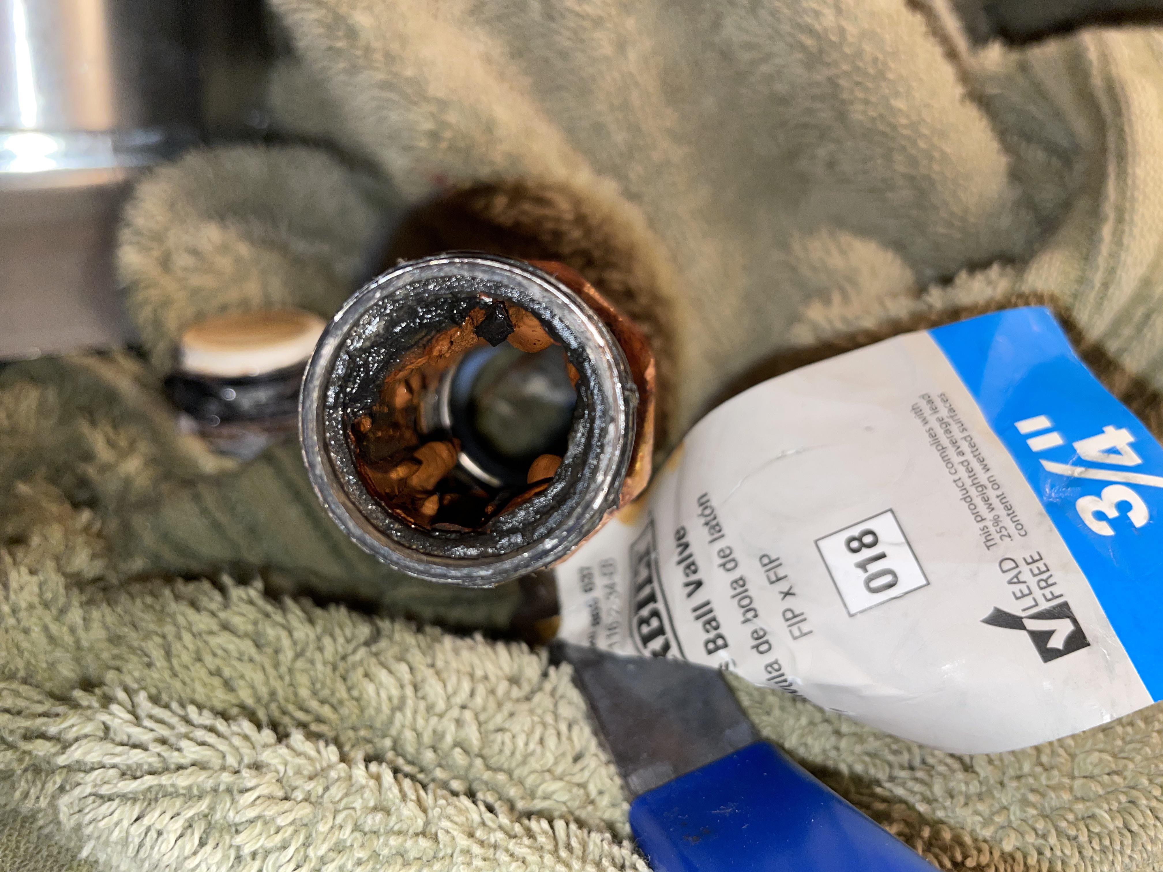 Issue solved black / smearing specks in tub/shower Plumbing