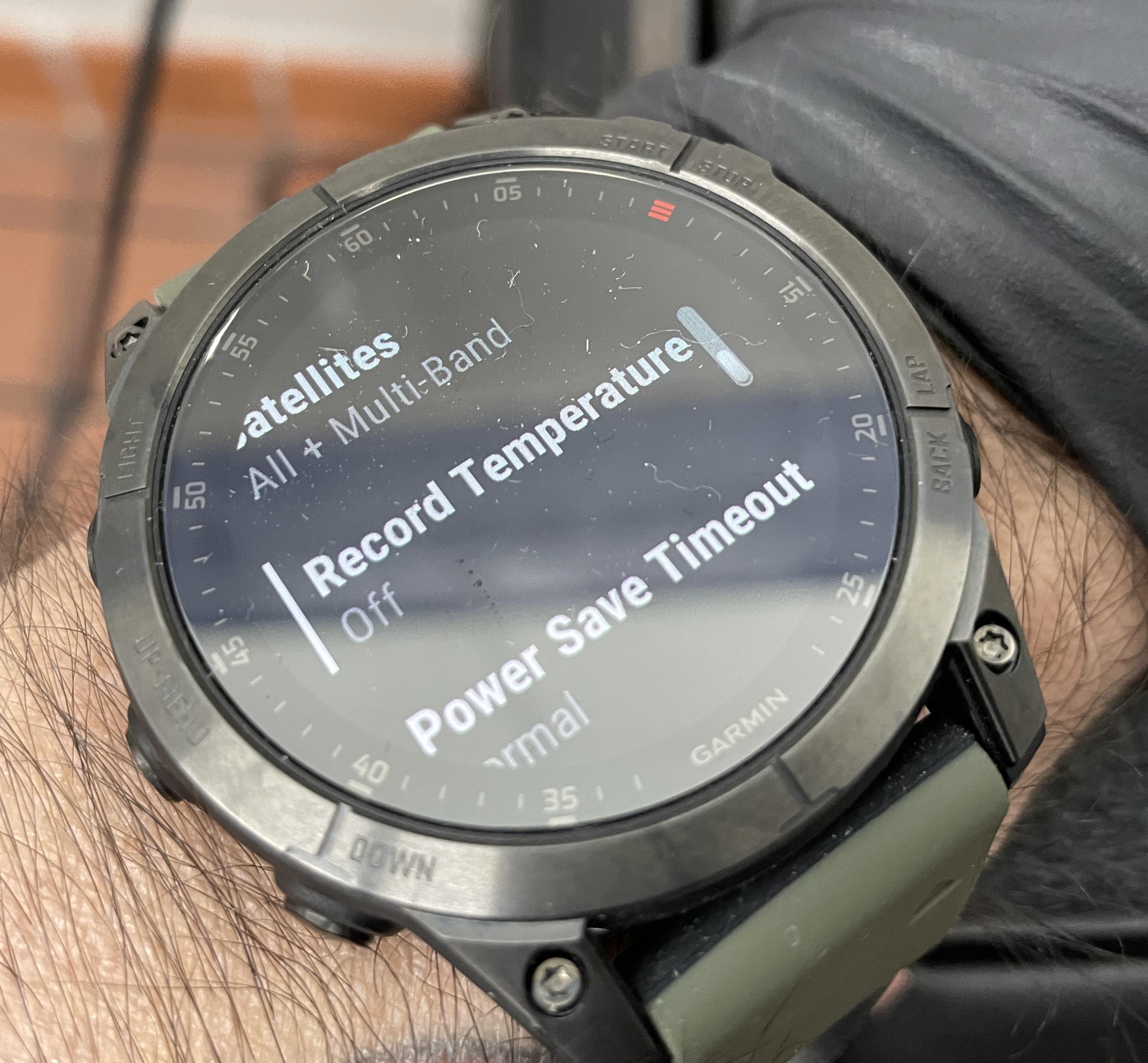 Any reason to have Record Temperature on during activity? Nothing in