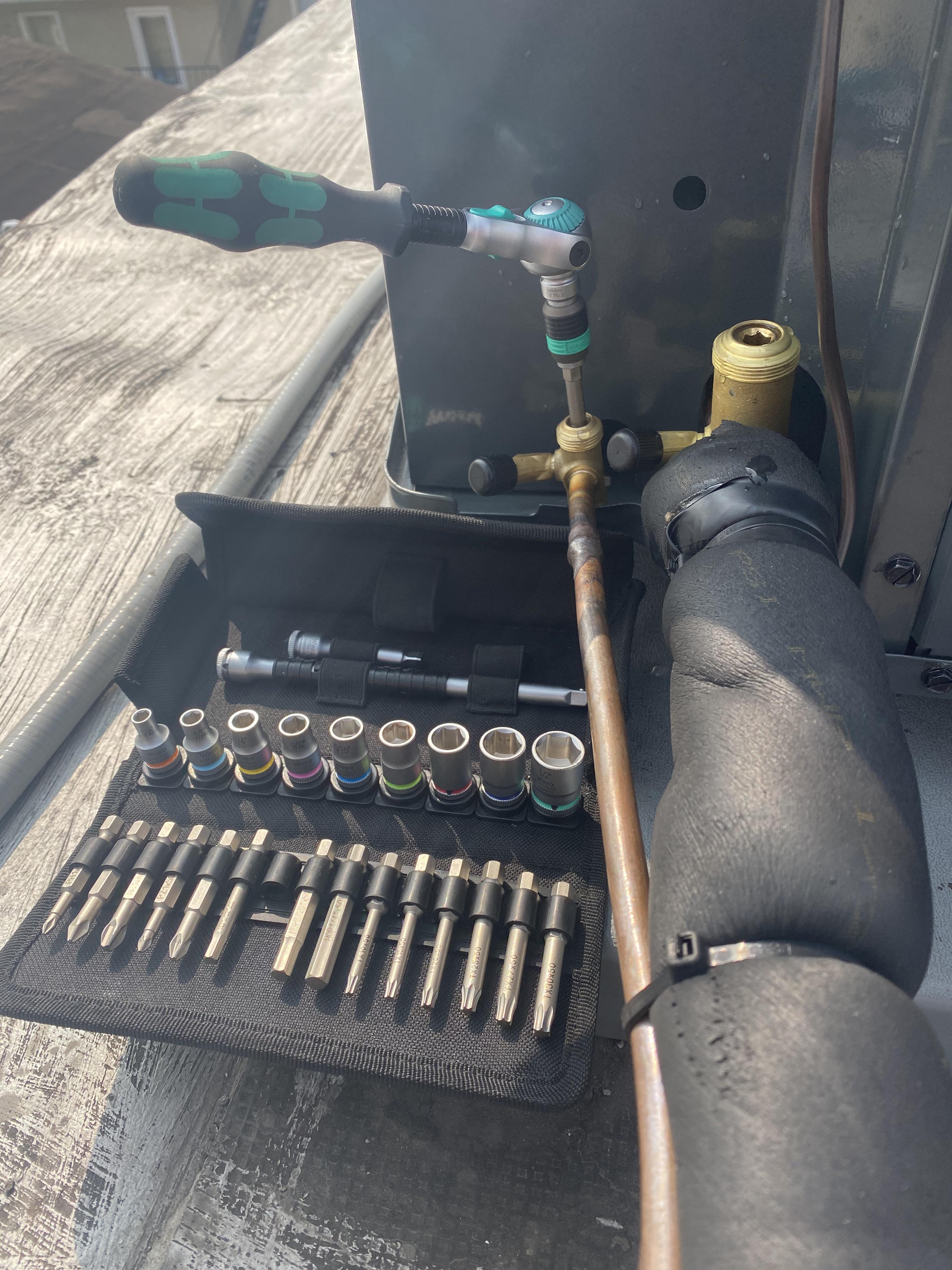 Finest service wrench ever. Seriously love this kit. r/HVAC