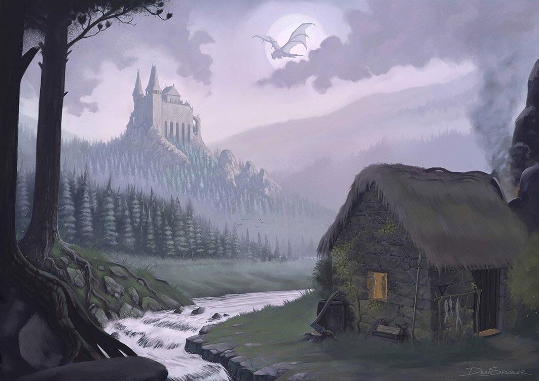 Gothic Landscape By DeanSpencerArt r/ImaginaryLandscapes