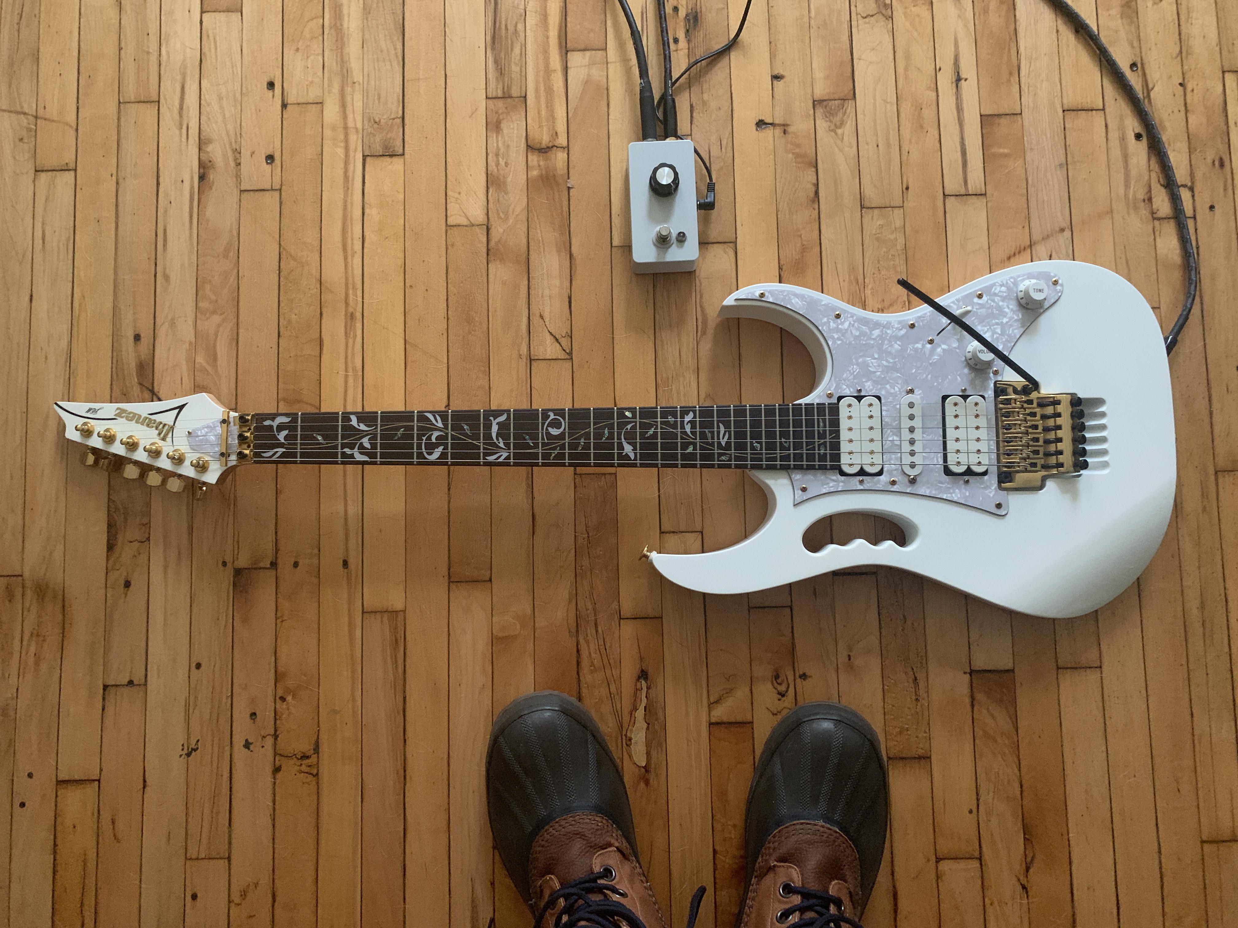 My first guitar and pedal just arrived in the mail (no amp yet so I don