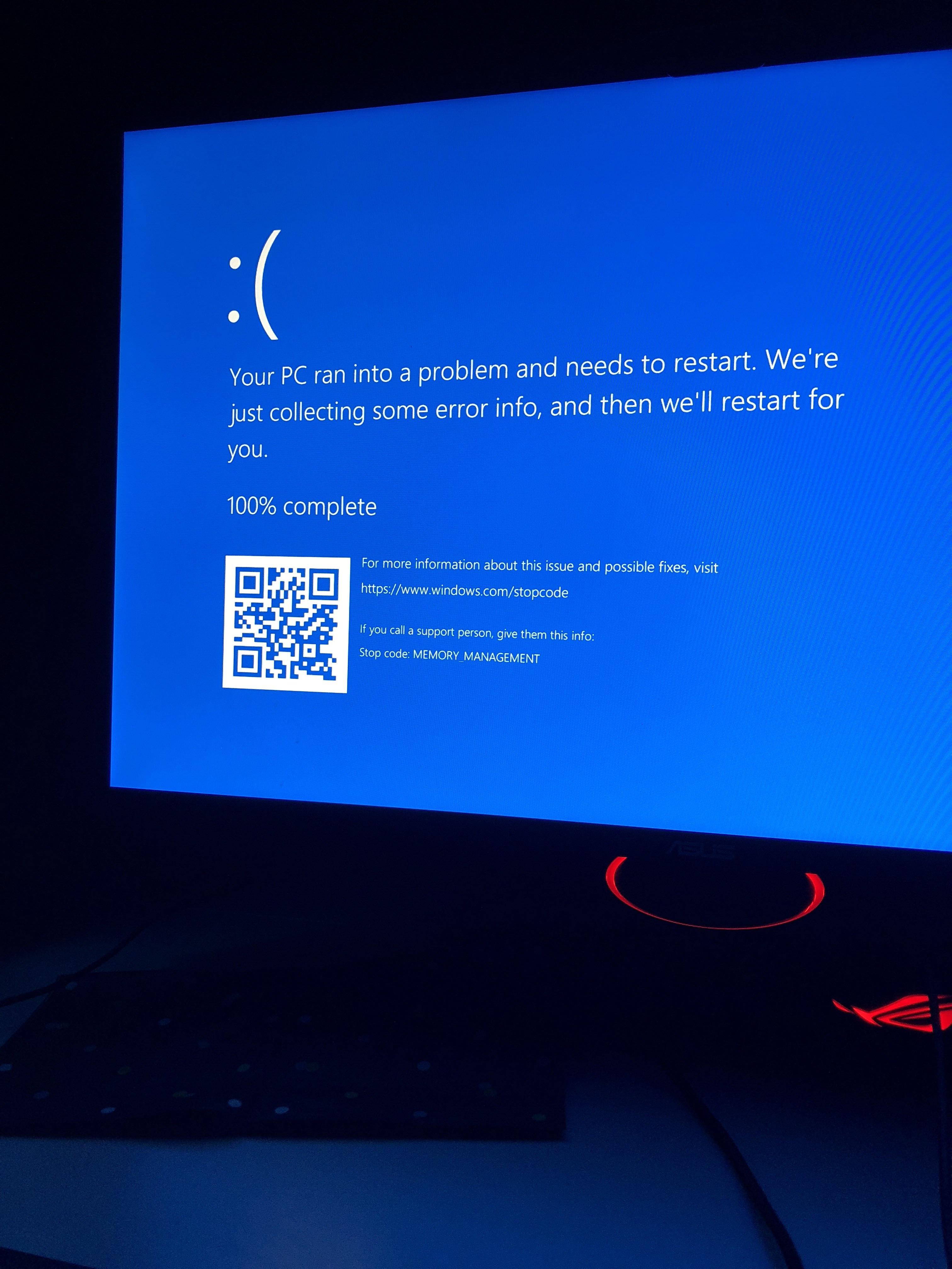Games have been crashing and pc has been randomly doing this ever since