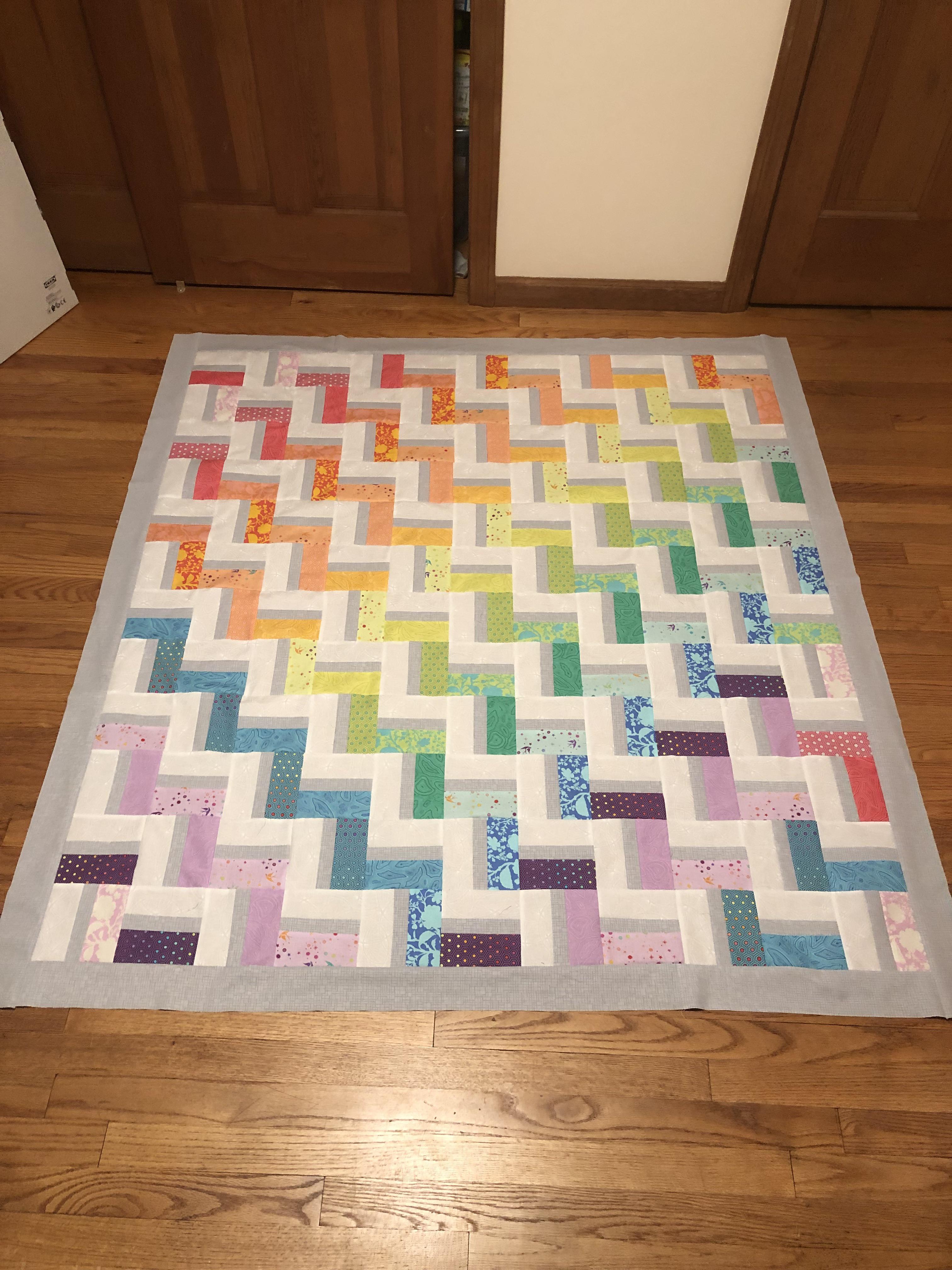 Finished my first quilt top in months! r/quilting