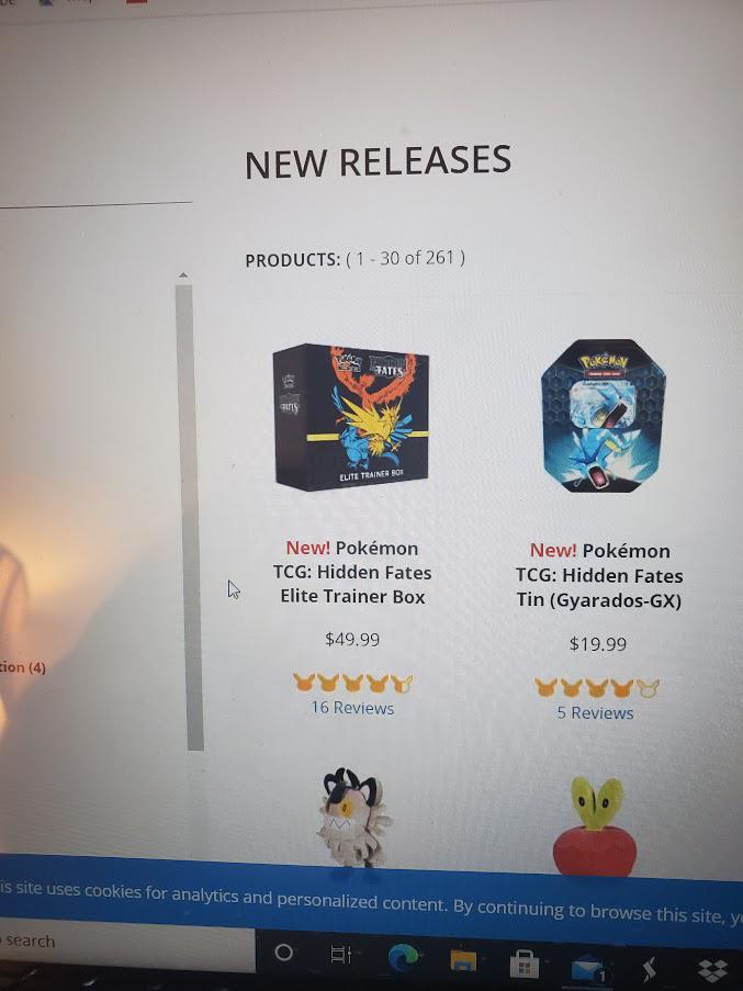 Hidden Fates ETB reprint is live on the pokemon center site!! r