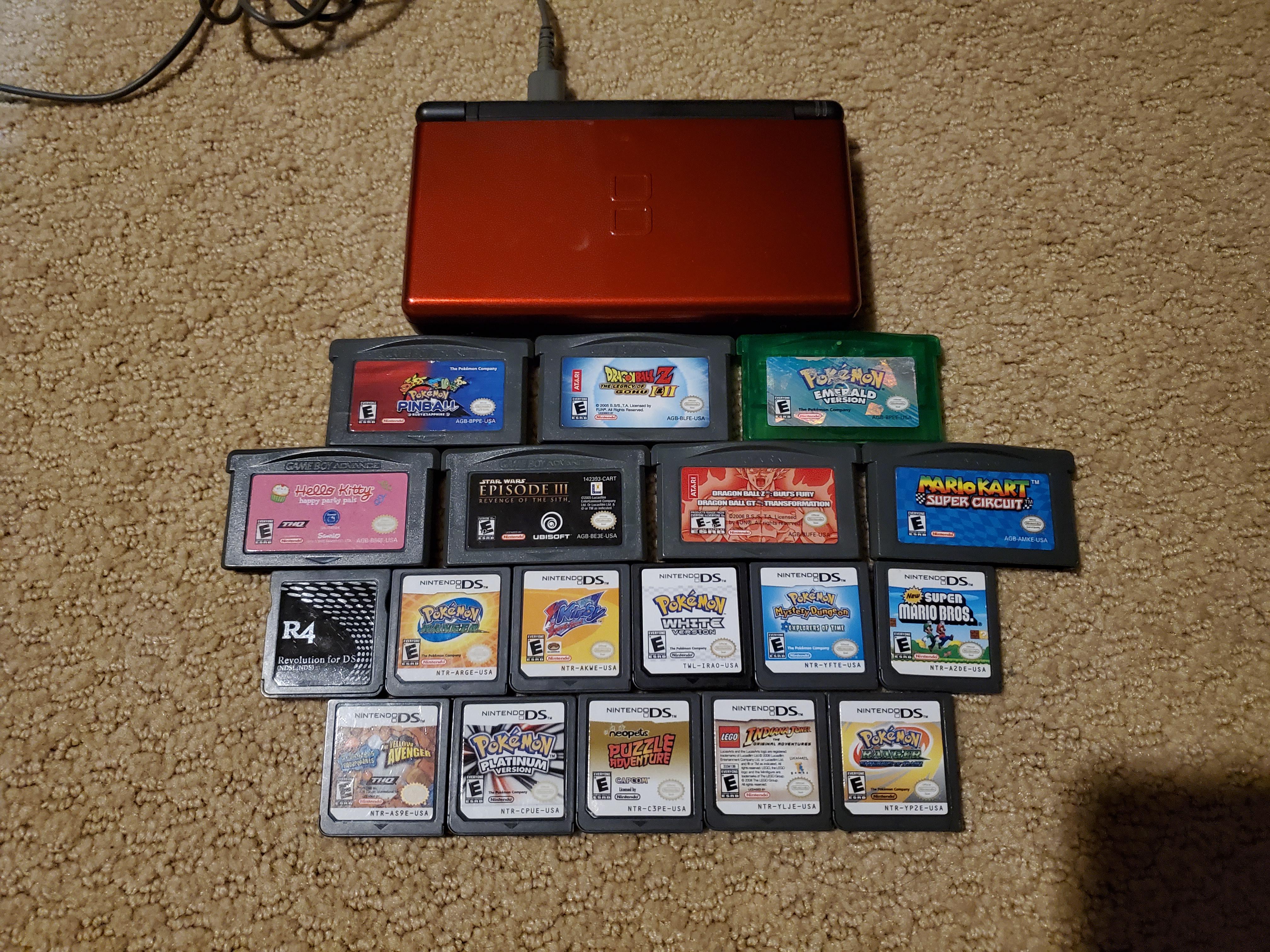 While looking through a I found a bag holding my old DS along