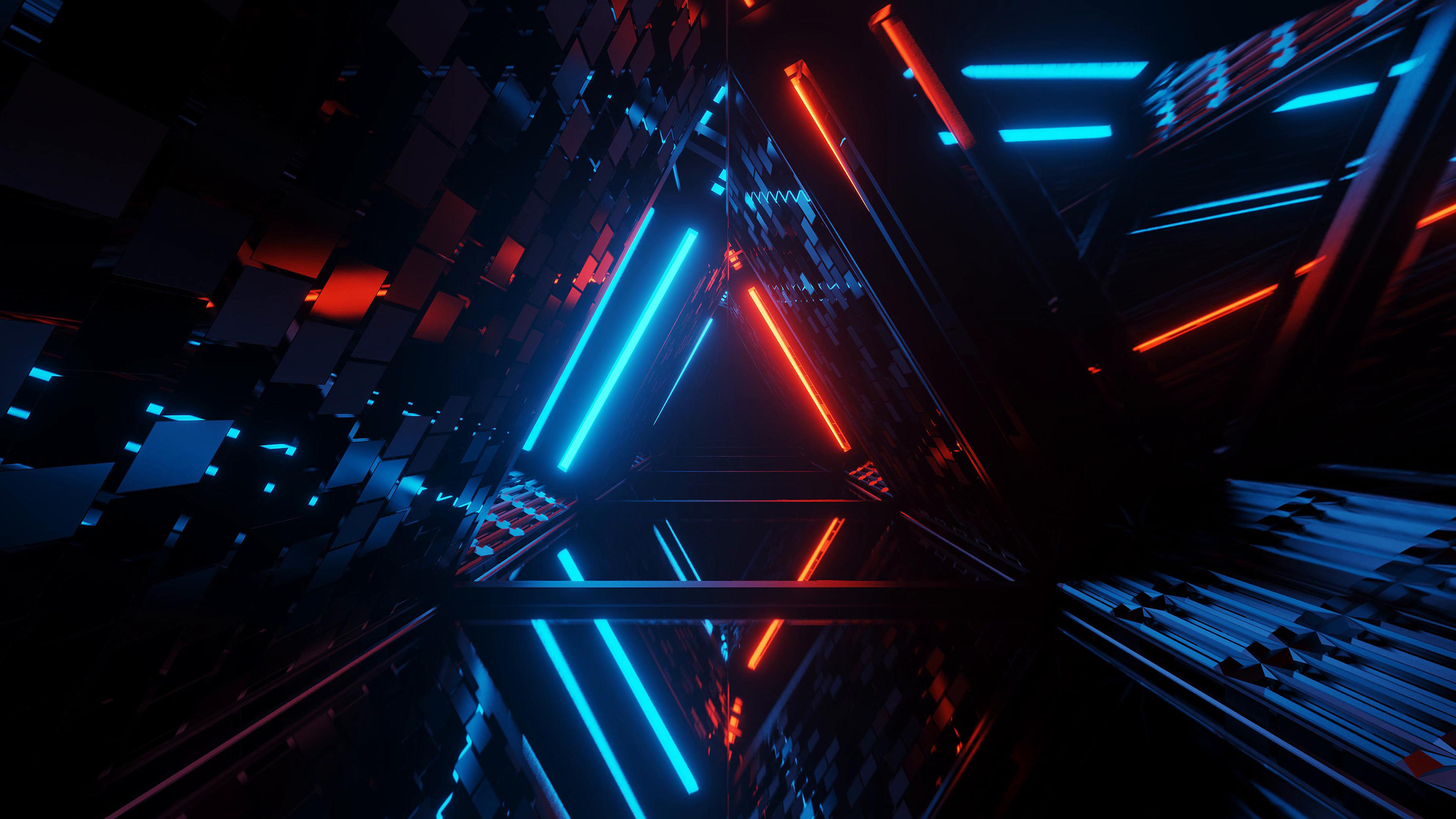 Cool Geometric Triangular Abstract Wallpaper HD Wallpapers