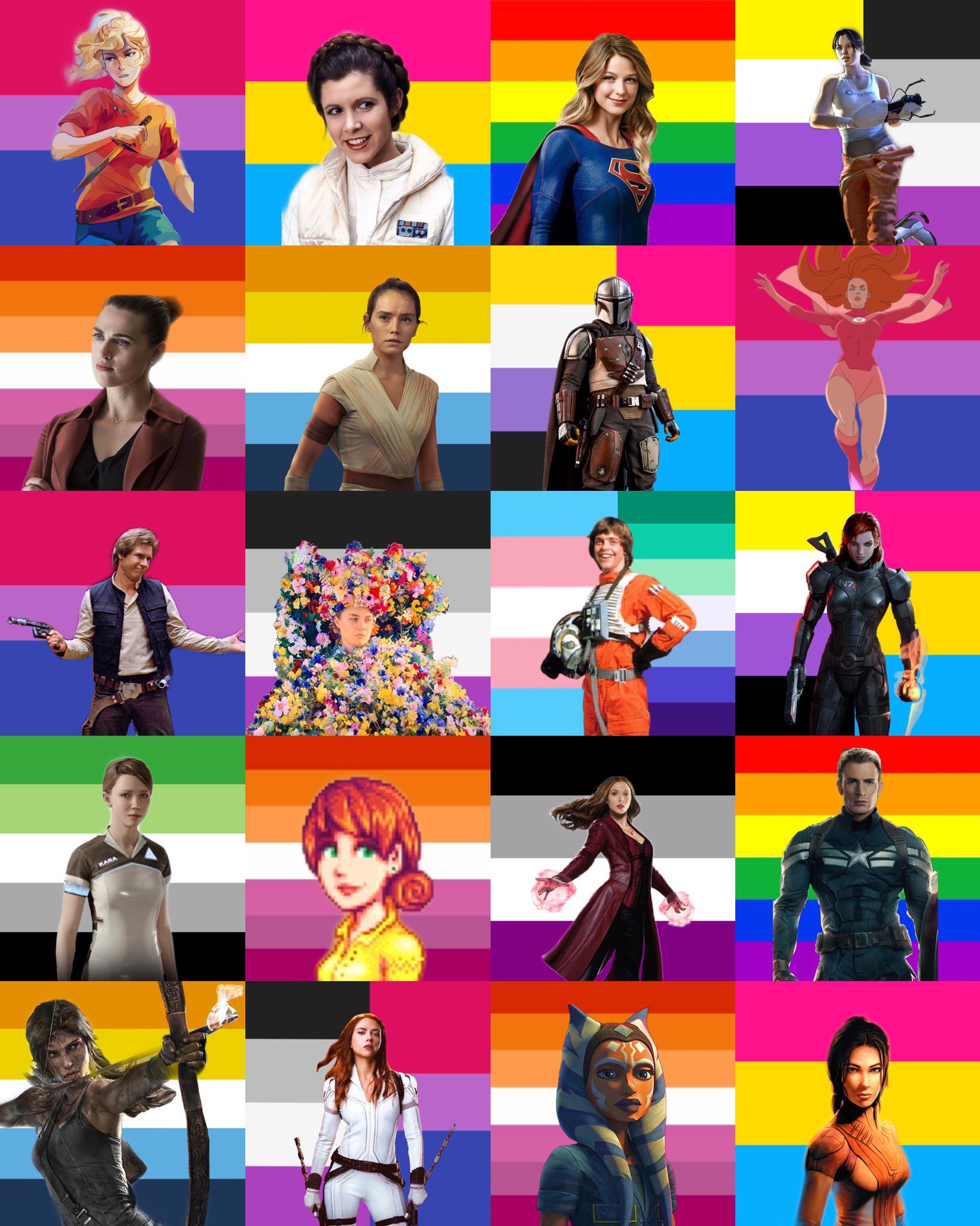 Happy pride month! These are 20 of my favorite LGBT character