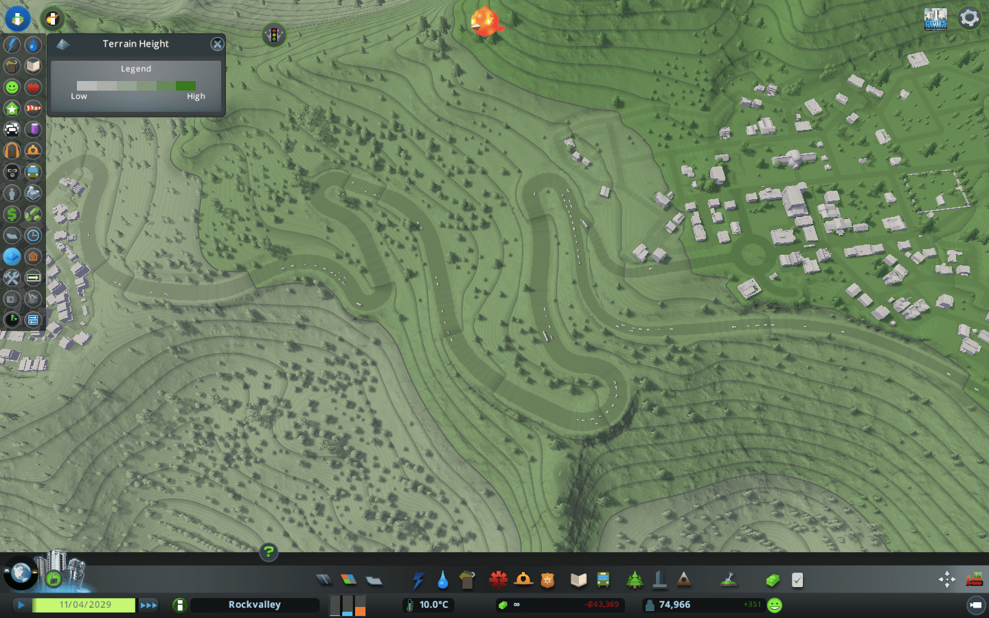 Pro Tip Open Terrain Height window while constructing a road in the