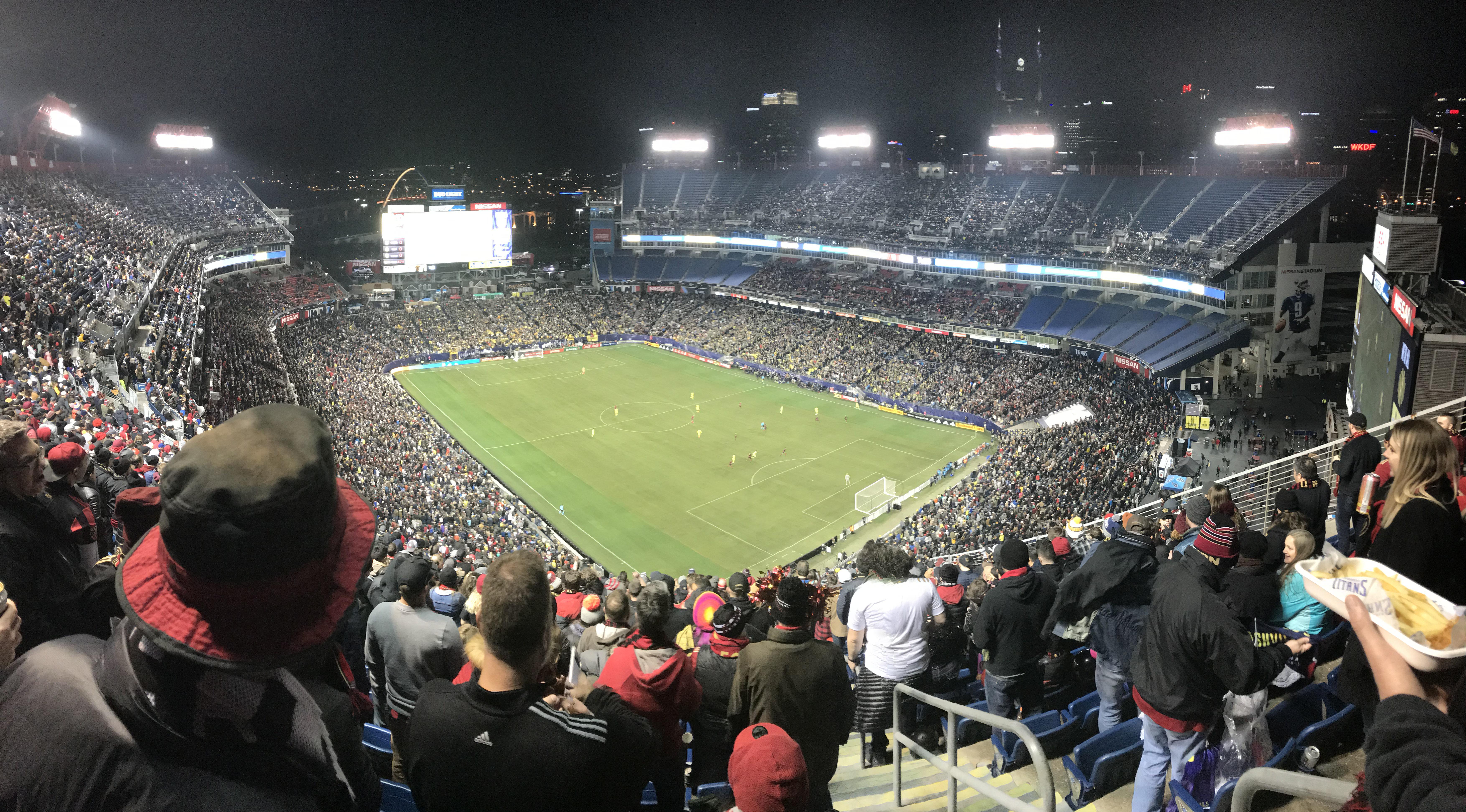 Nissan Stadium in Nashville Tennessee February 29 2020 for the debut of