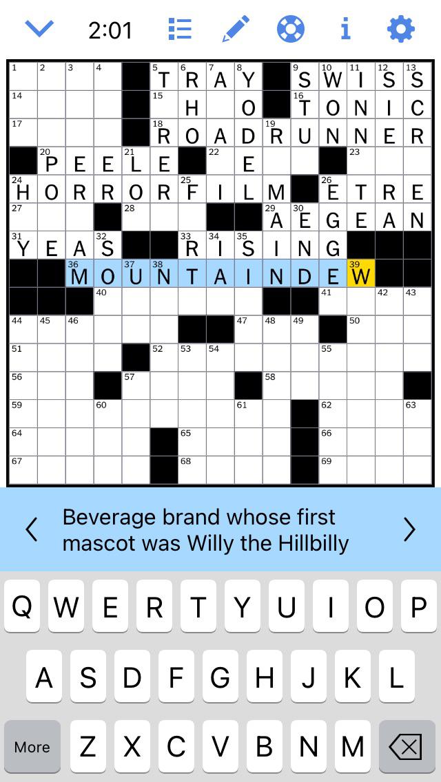 Spotted in today's NYT crossword r/mountaindew