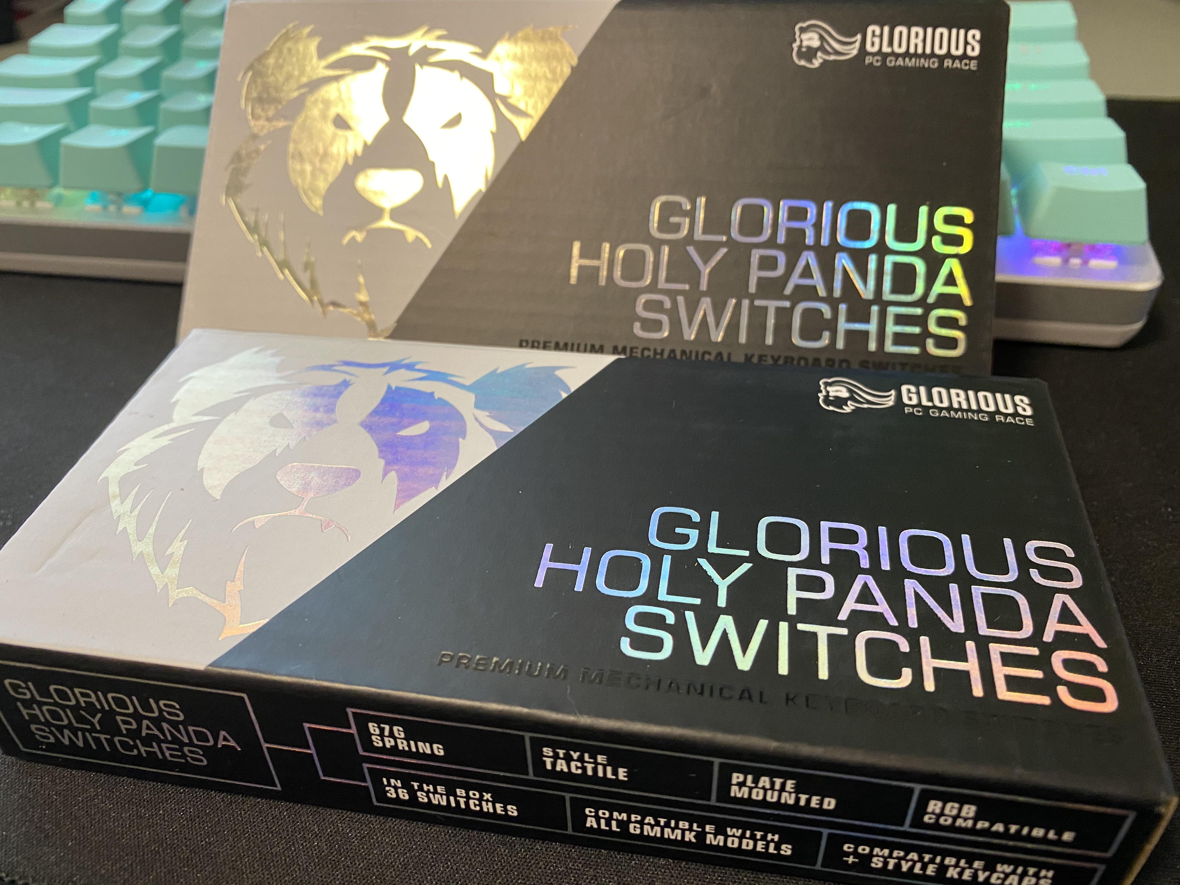 Glorious Holy Panda Switches going into GMMK r/gloriouspcgamingrace