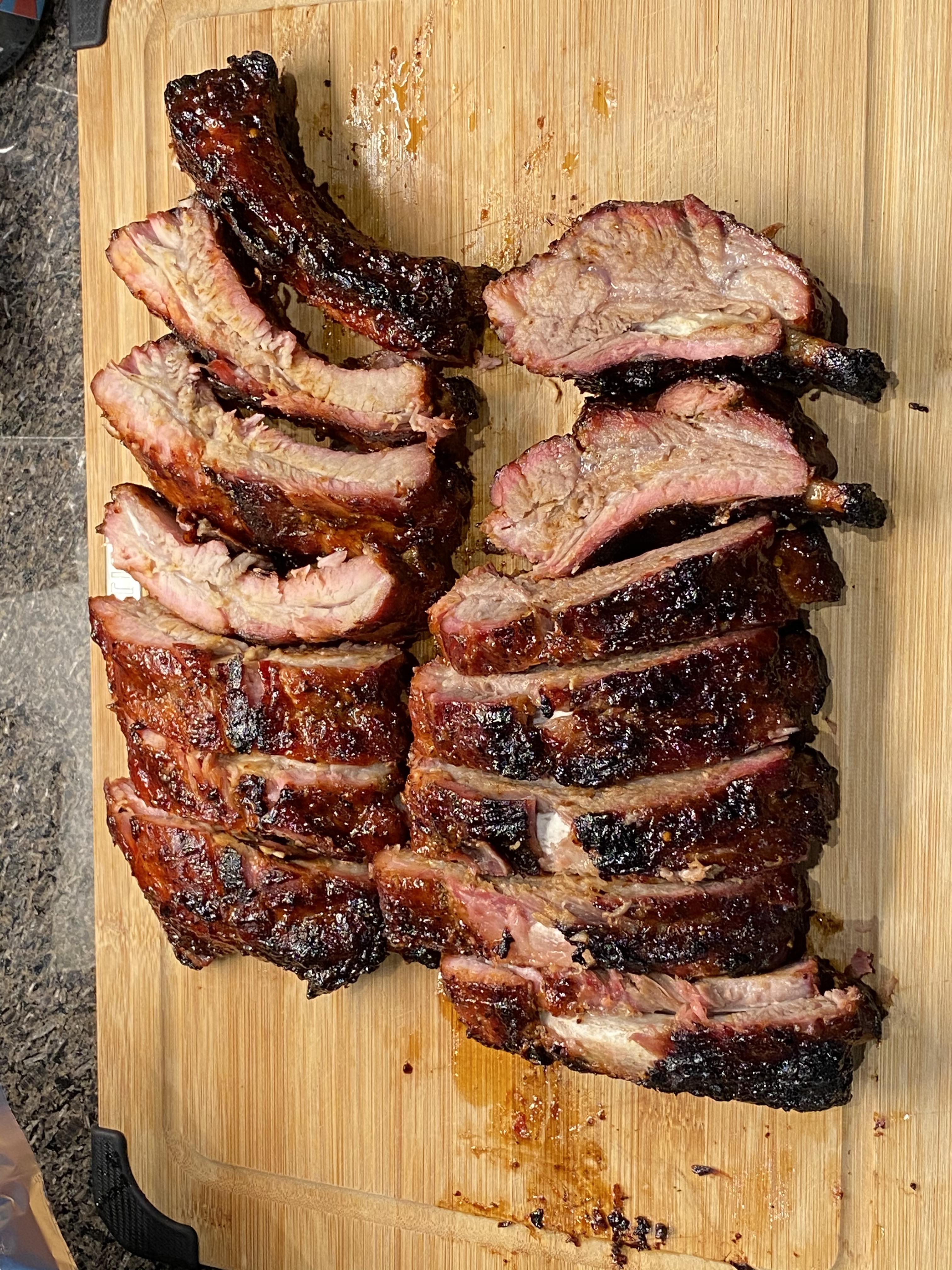 First time doing Ribs on the Louisiana Grills k24 Kamado r/smoking