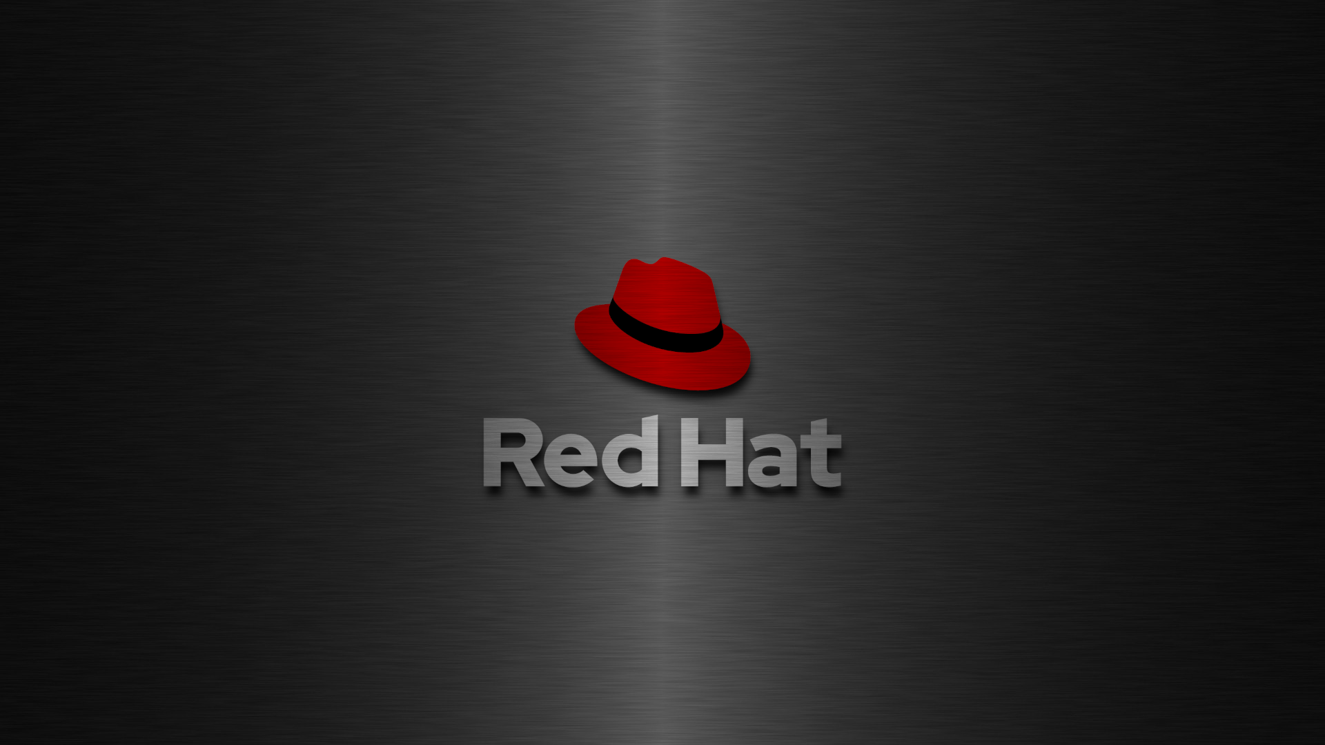 RedHat wallpaper I just made with Gimp r/GIMP